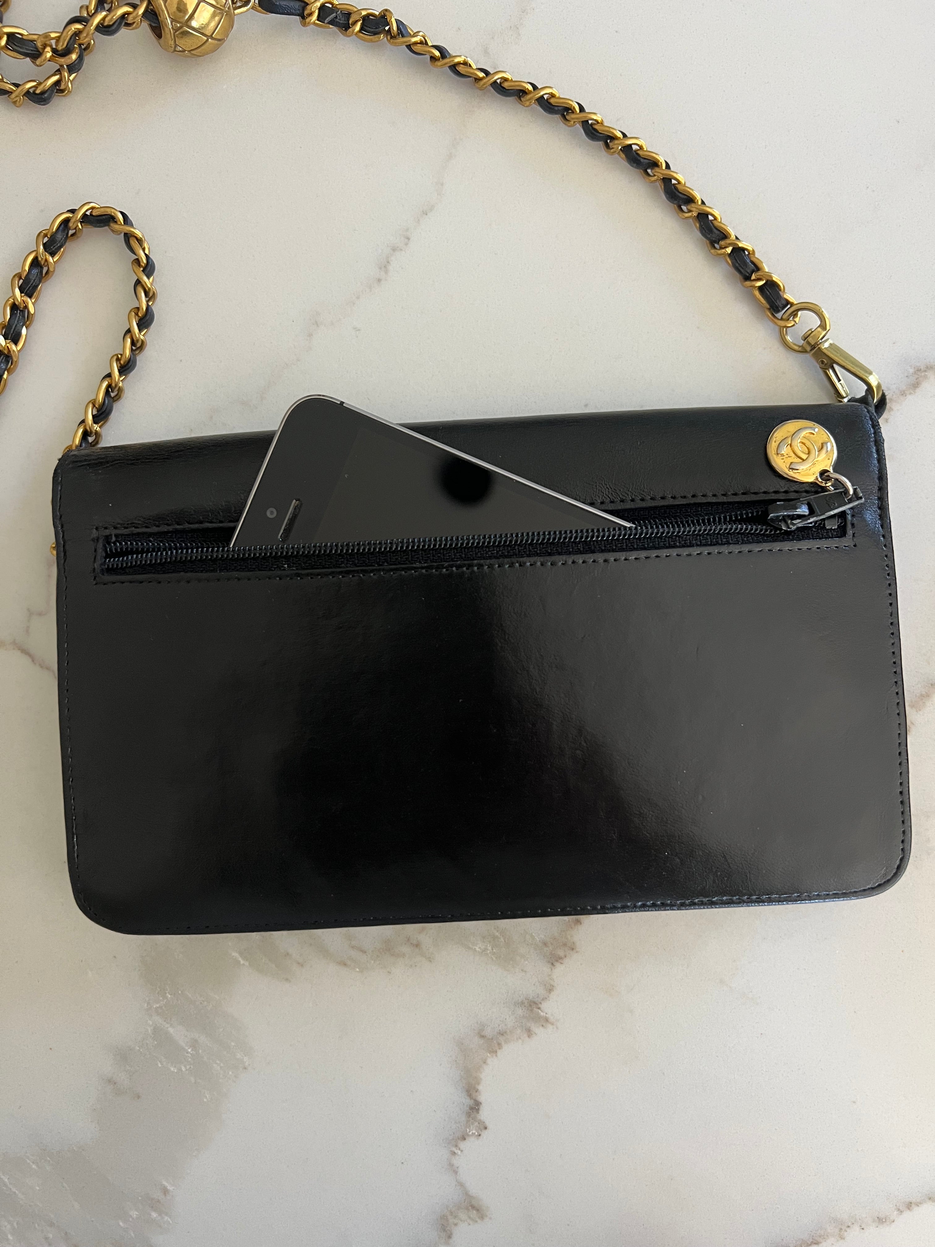 Chanel timeless clutch on chain