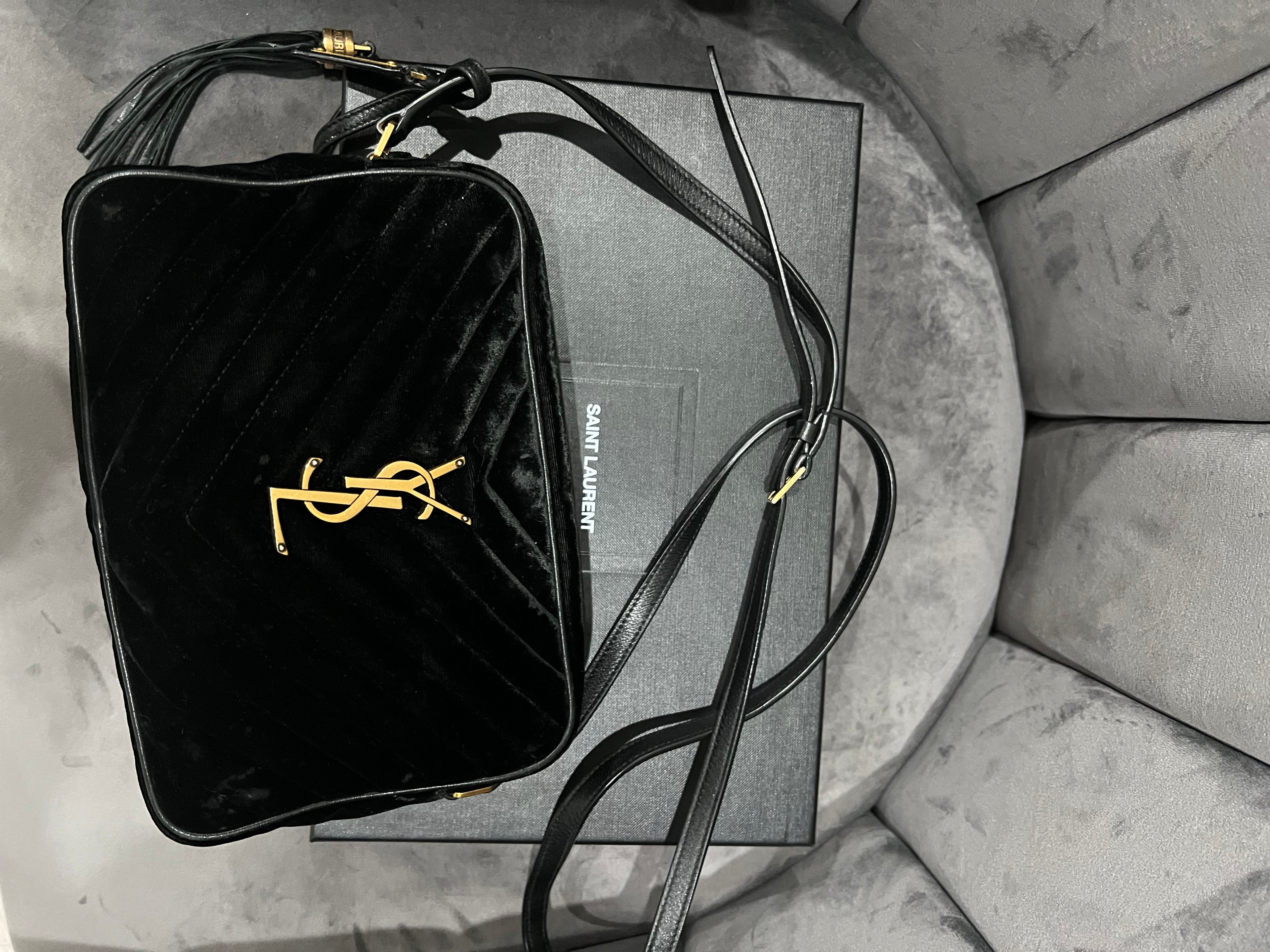 YSL Camera Bag Velvet -rare find