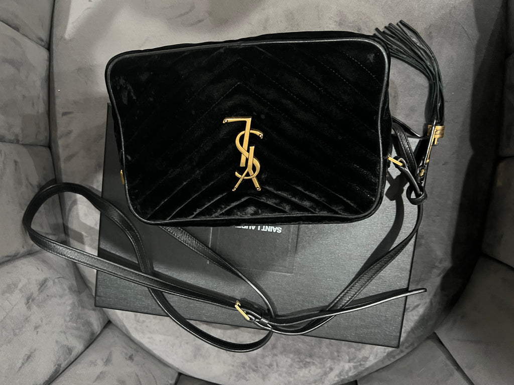 YSL Camera Bag Velvet -rare find