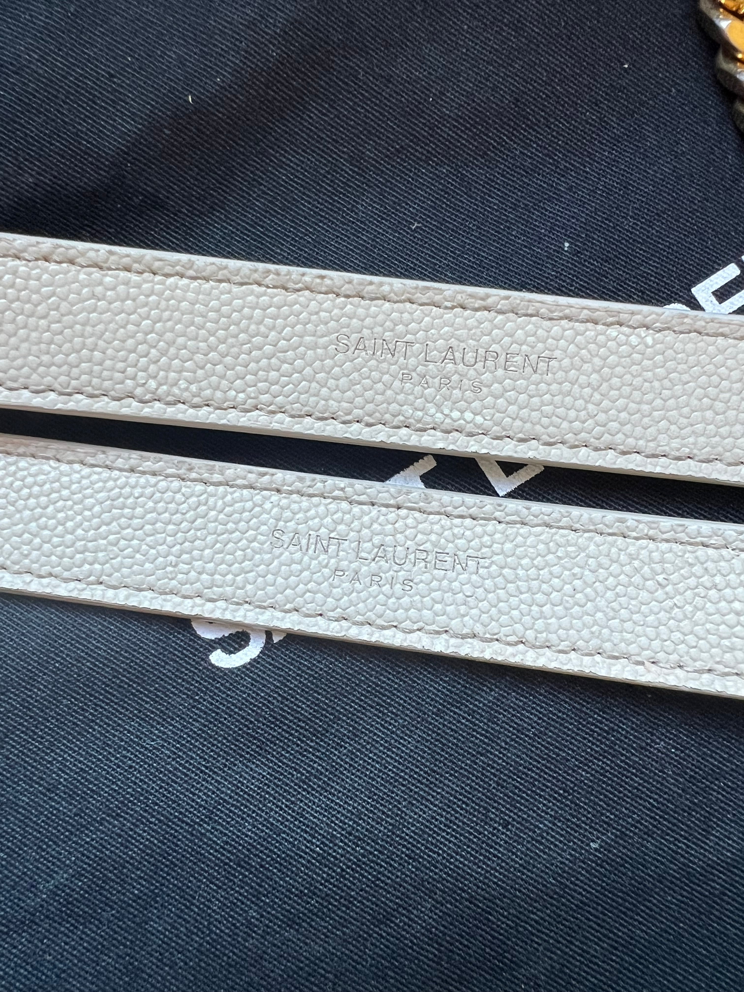YSL mixed matelasse envelope bag