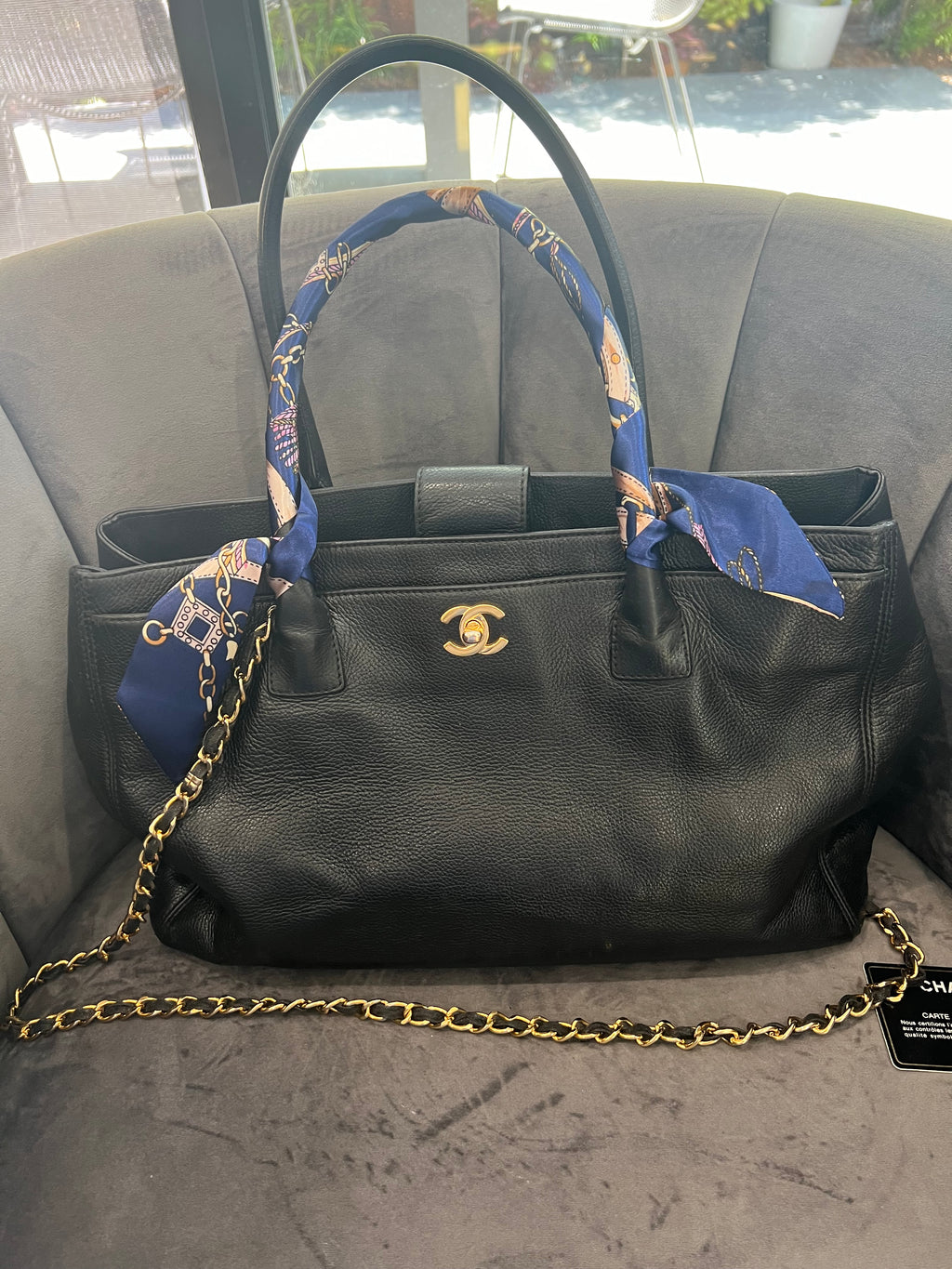 CHANEL Caviar Cerf Executive Tote bag