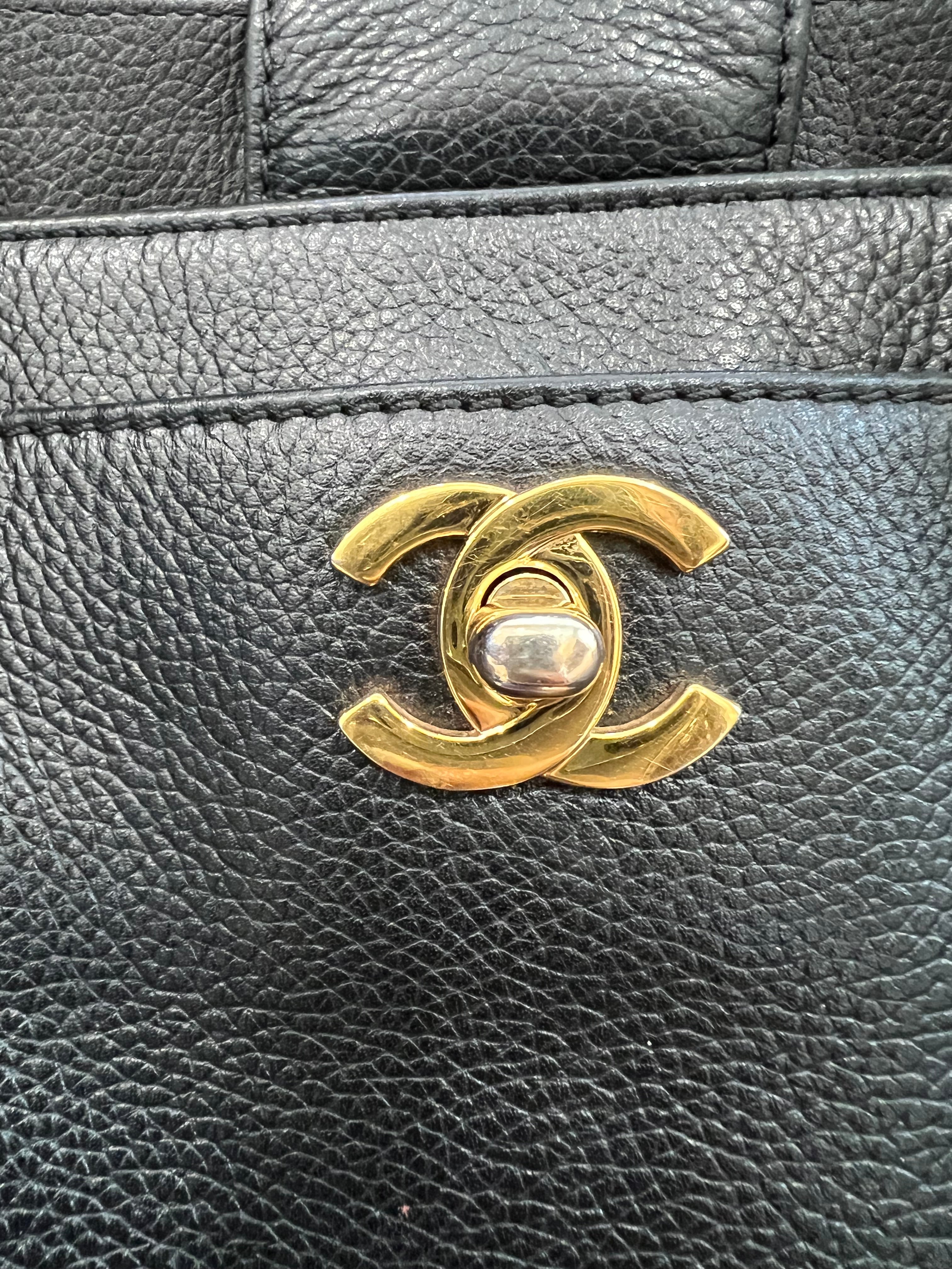 CHANEL Caviar Cerf Executive Tote bag