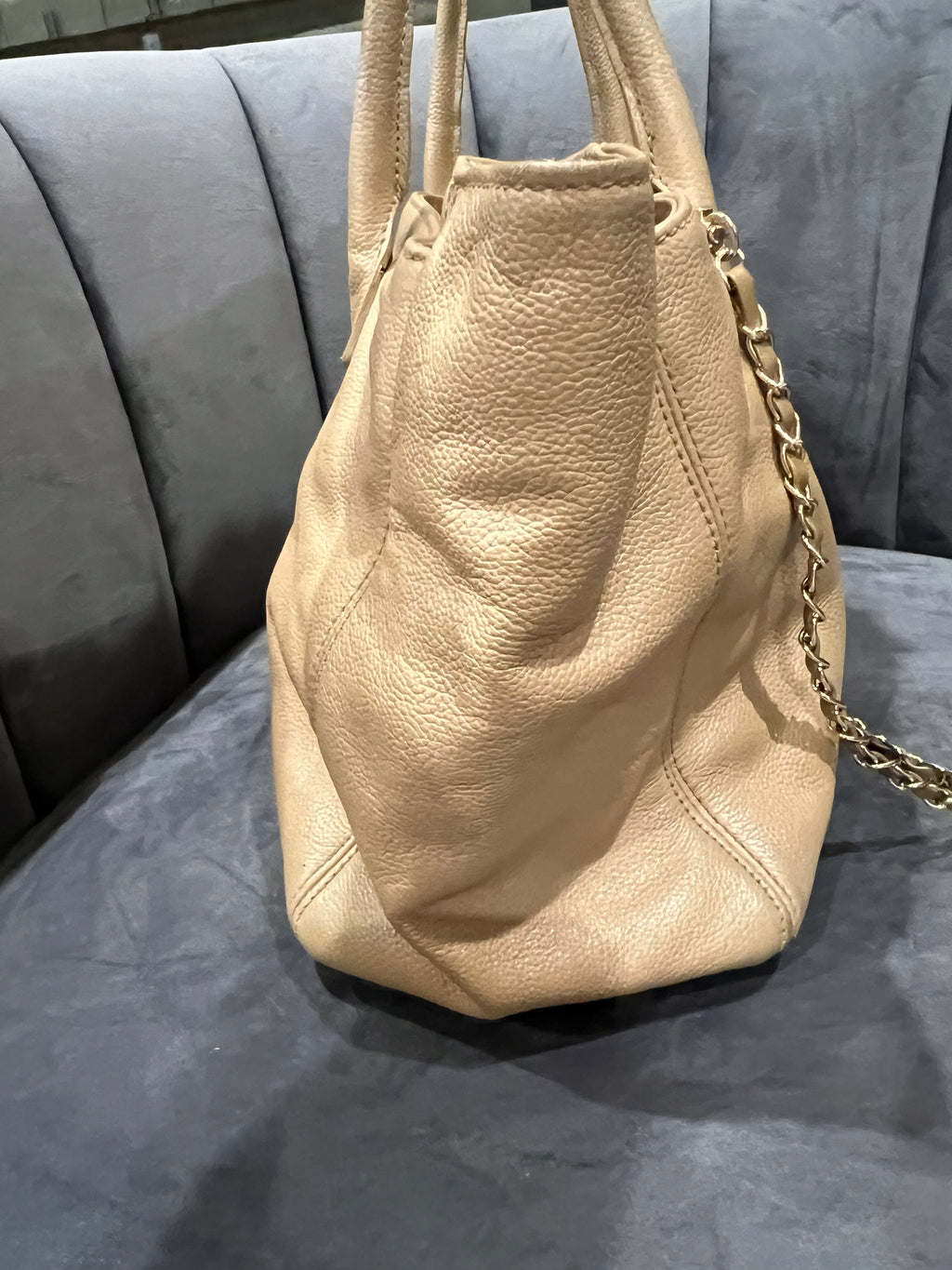 CHANEL Cerf Executive Tote Bag 24k Gold