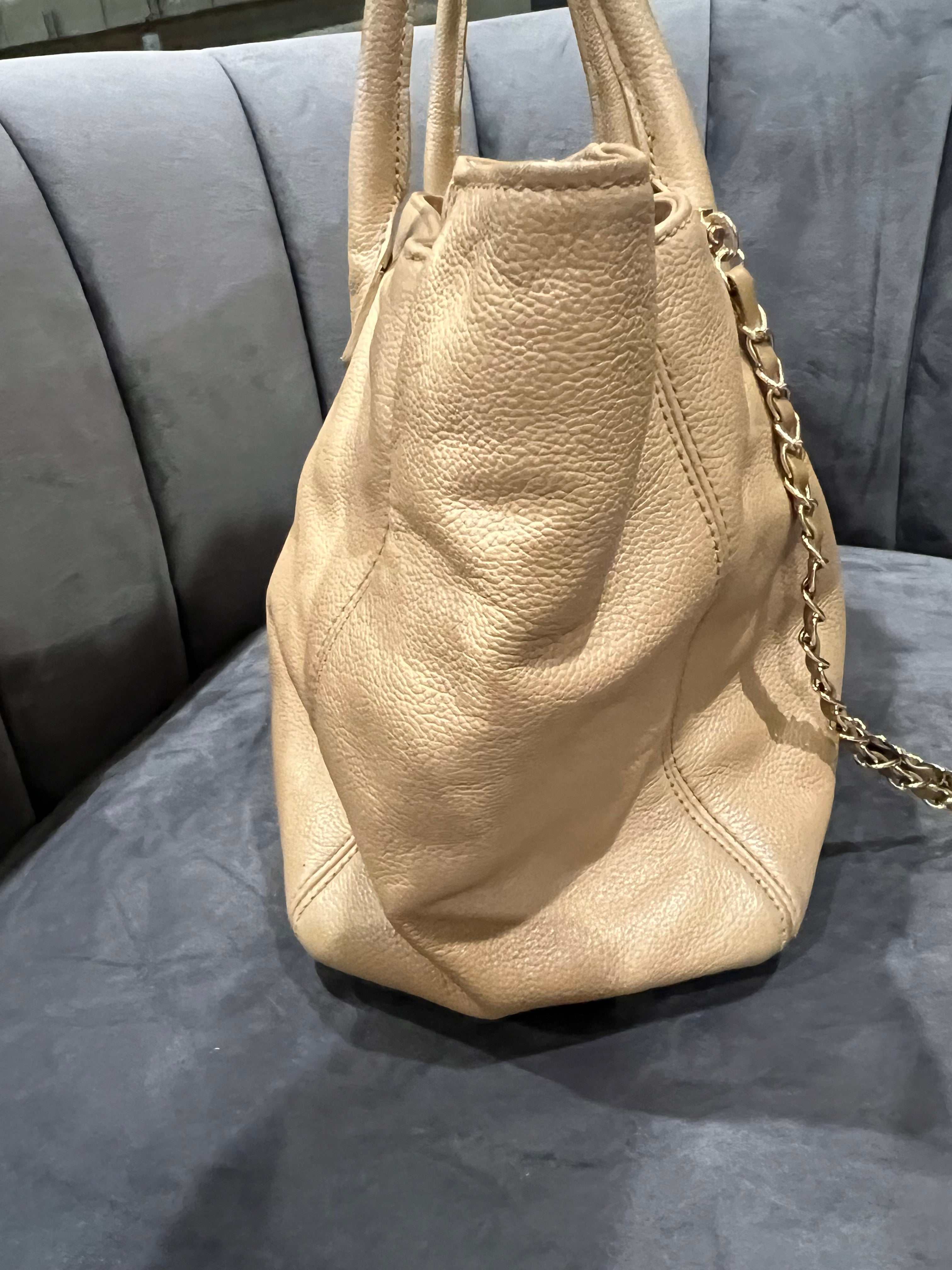 CHANEL Cerf Executive Tote Bag 24k Gold