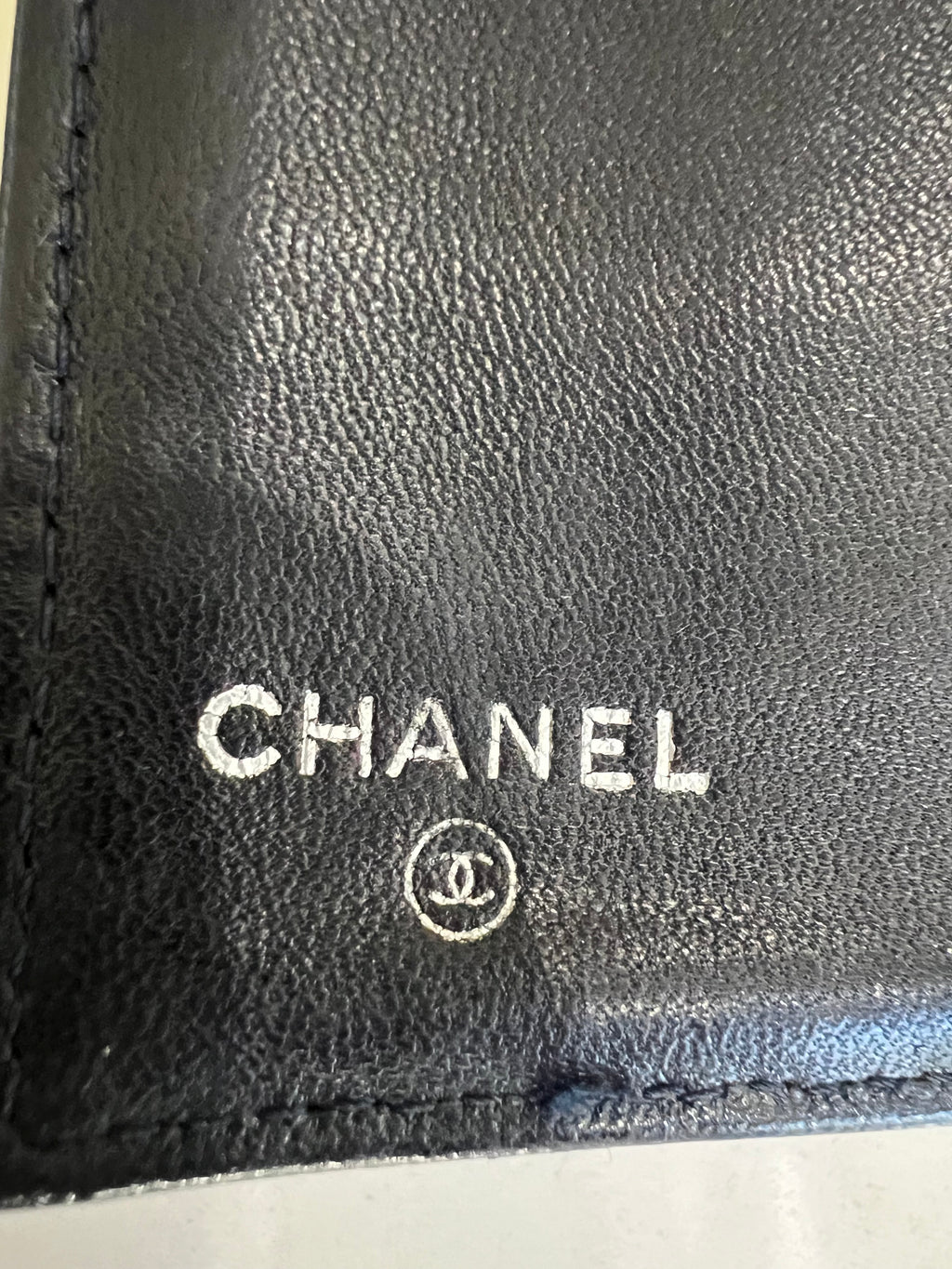 Chanel timeless wallet on chain