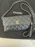 Chanel matelasse quilted clutch