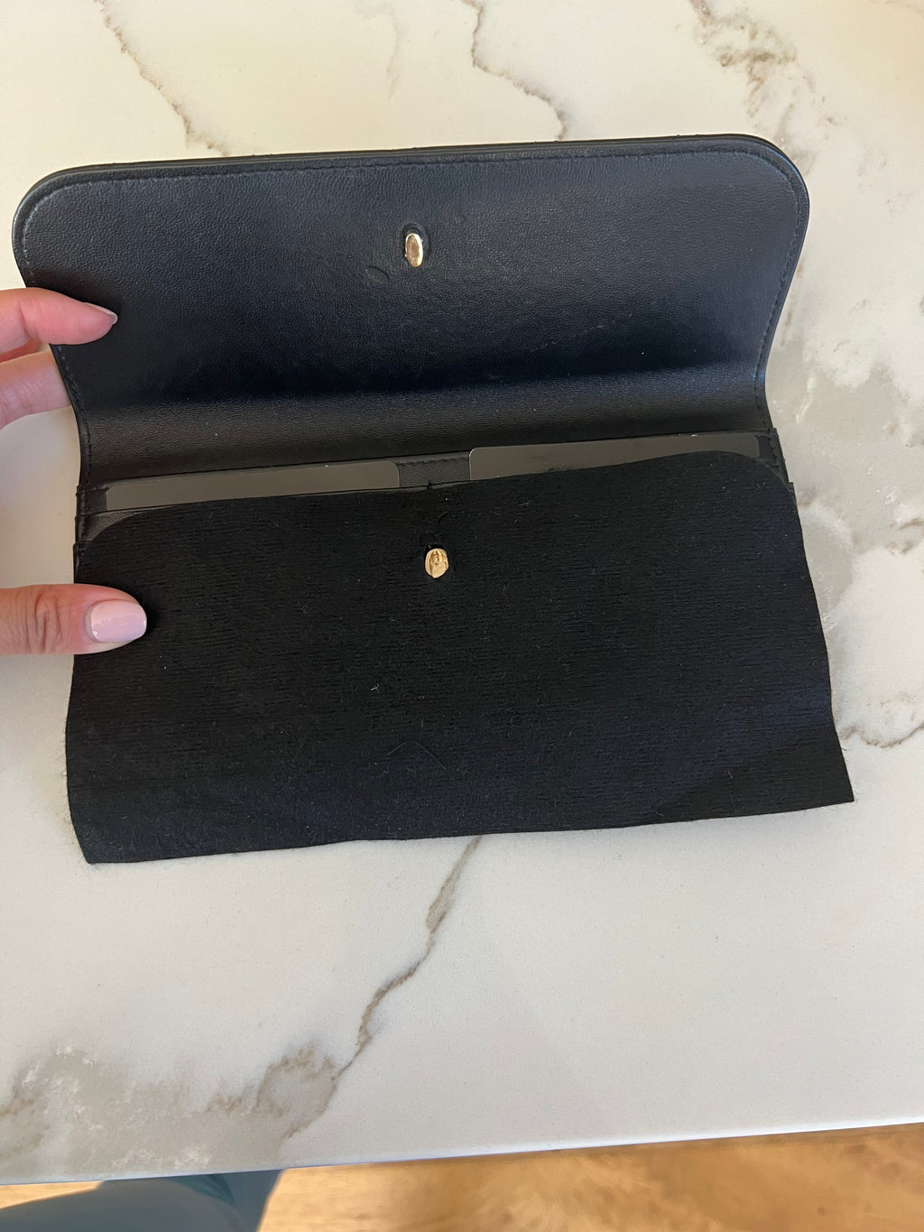 Chanel matelasse quilted clutch