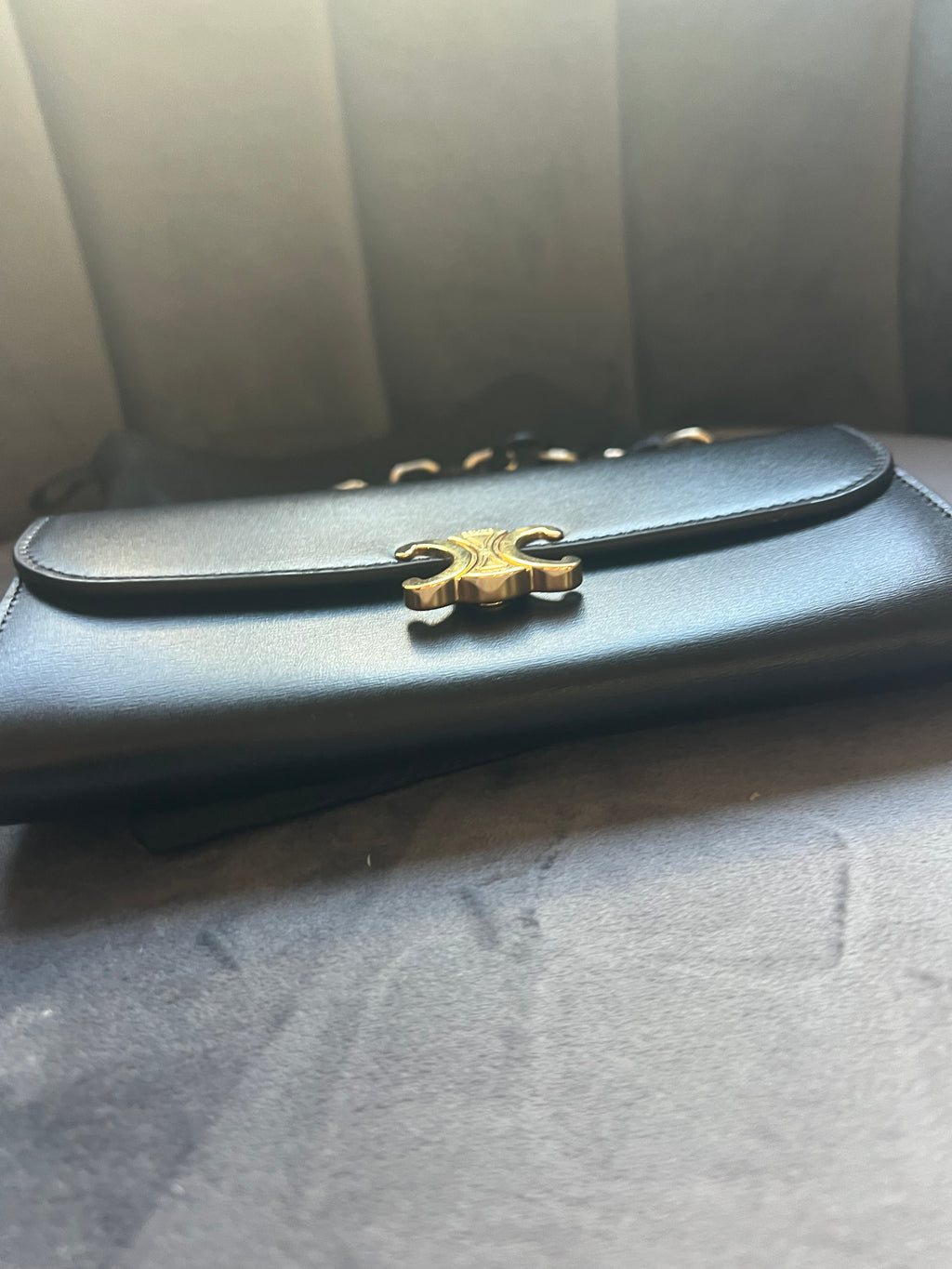 Celine Triomphe wallet on chain