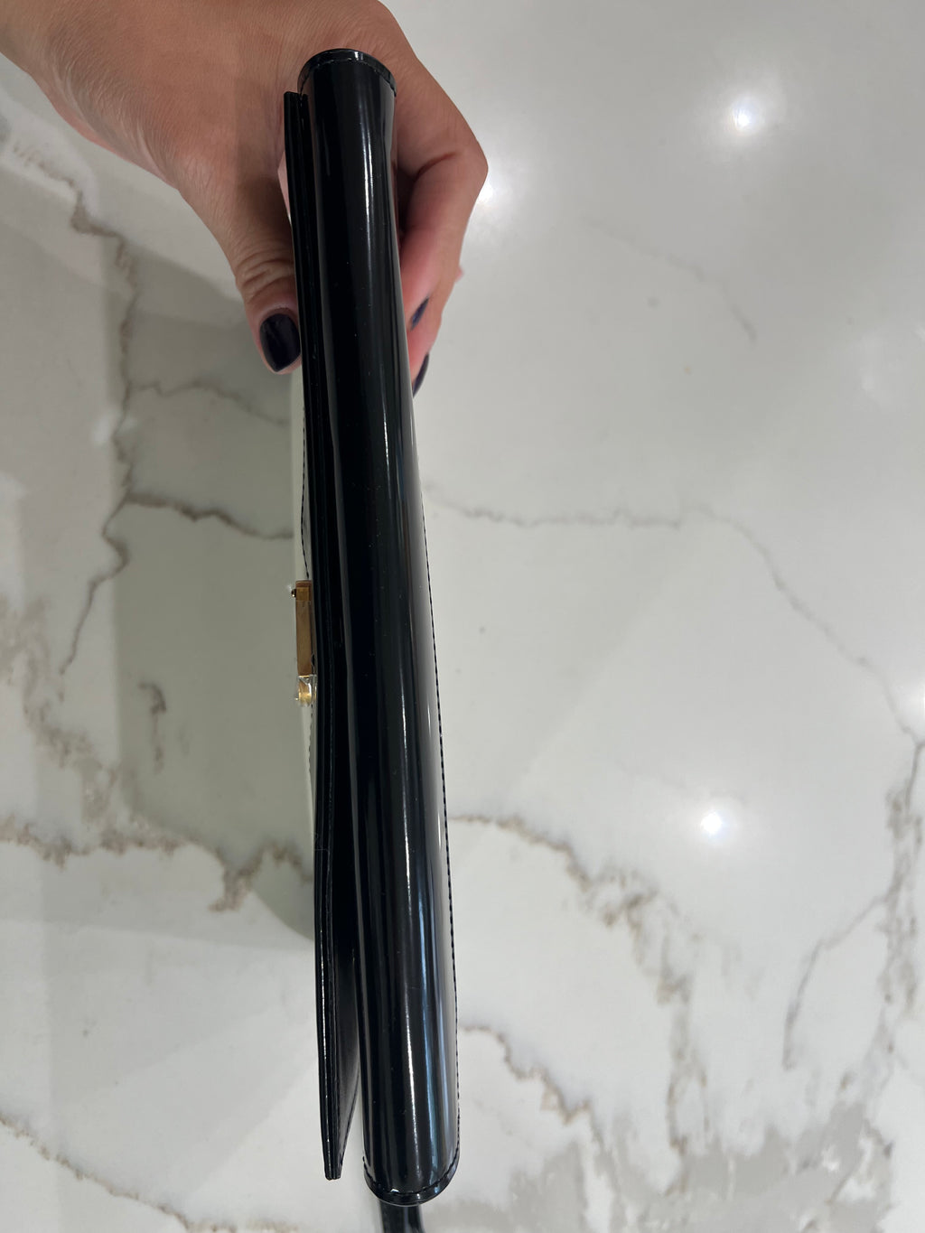 YSL Flap Two Tone Napa Pouch Wristlet