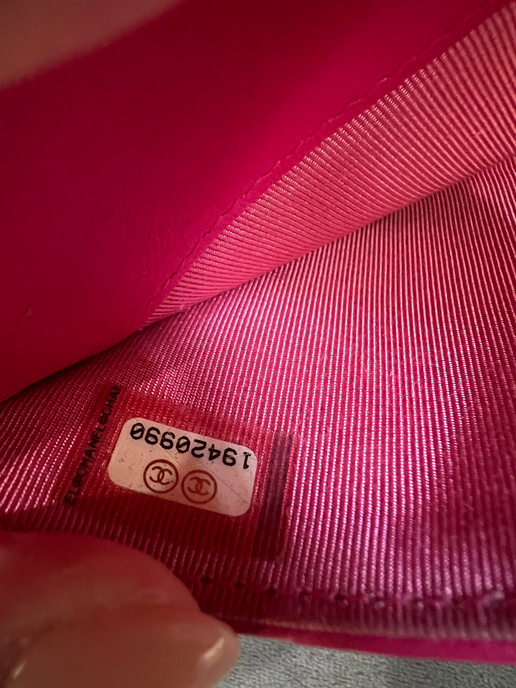 Chanel matelasse pink WOC