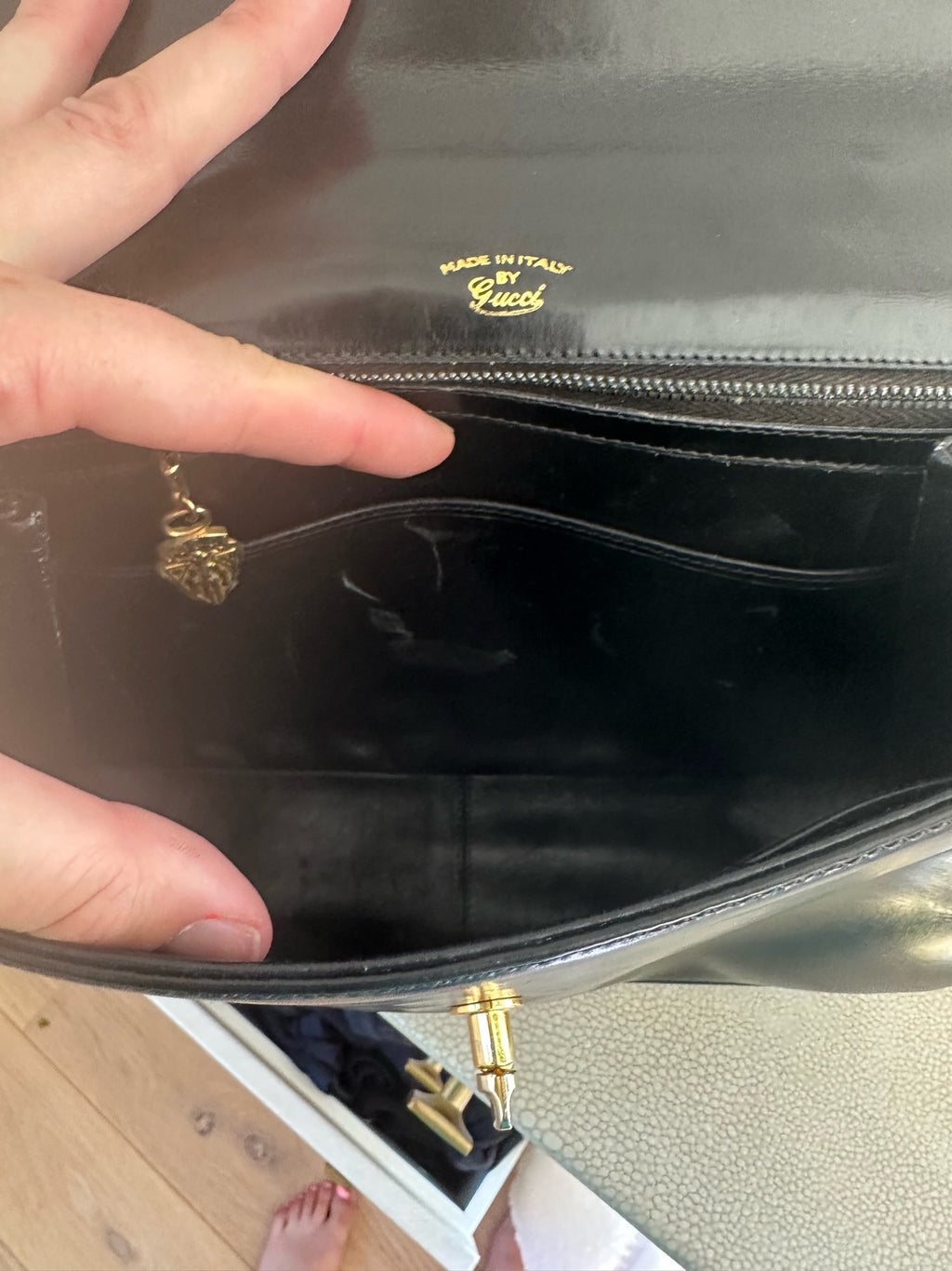 Vintage Gucci turn lock