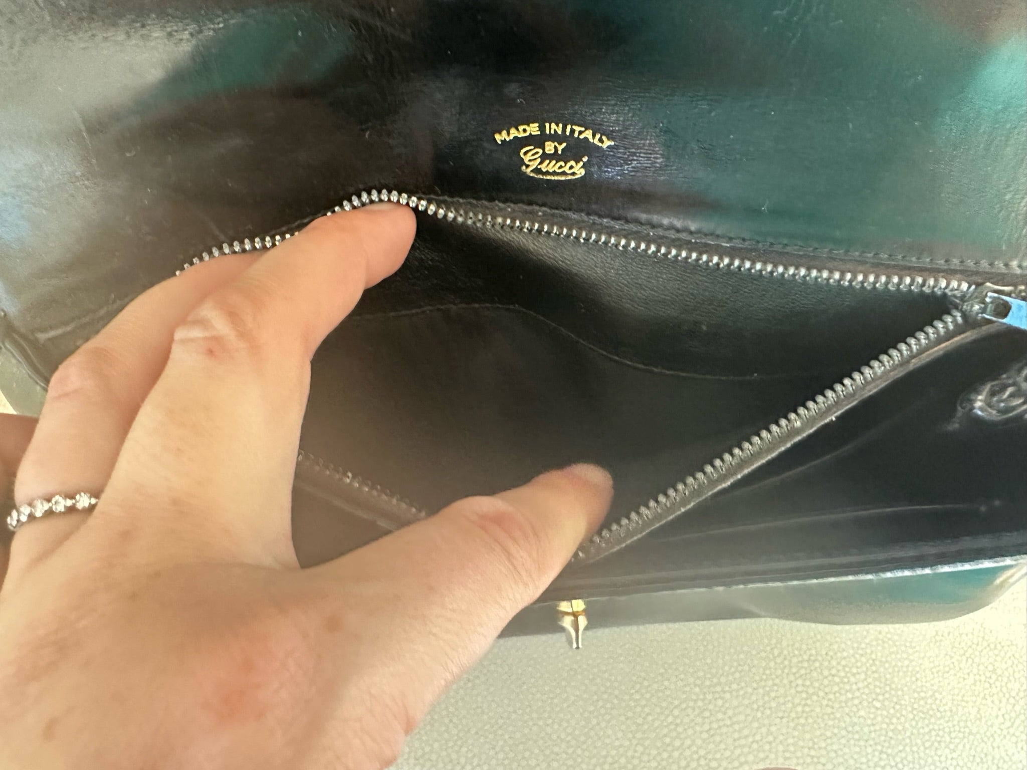 Vintage Gucci turn lock