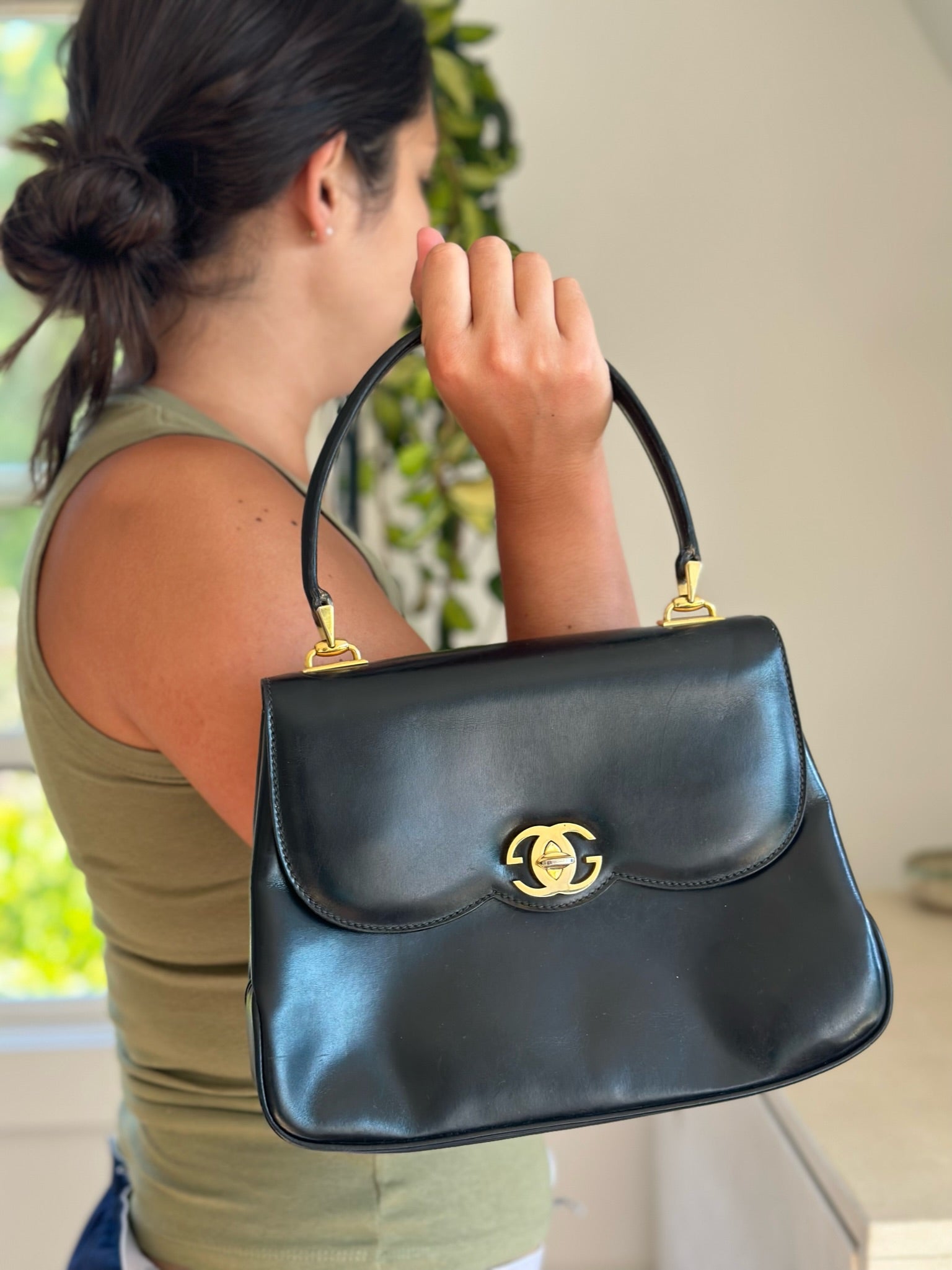 Vintage Gucci turn lock