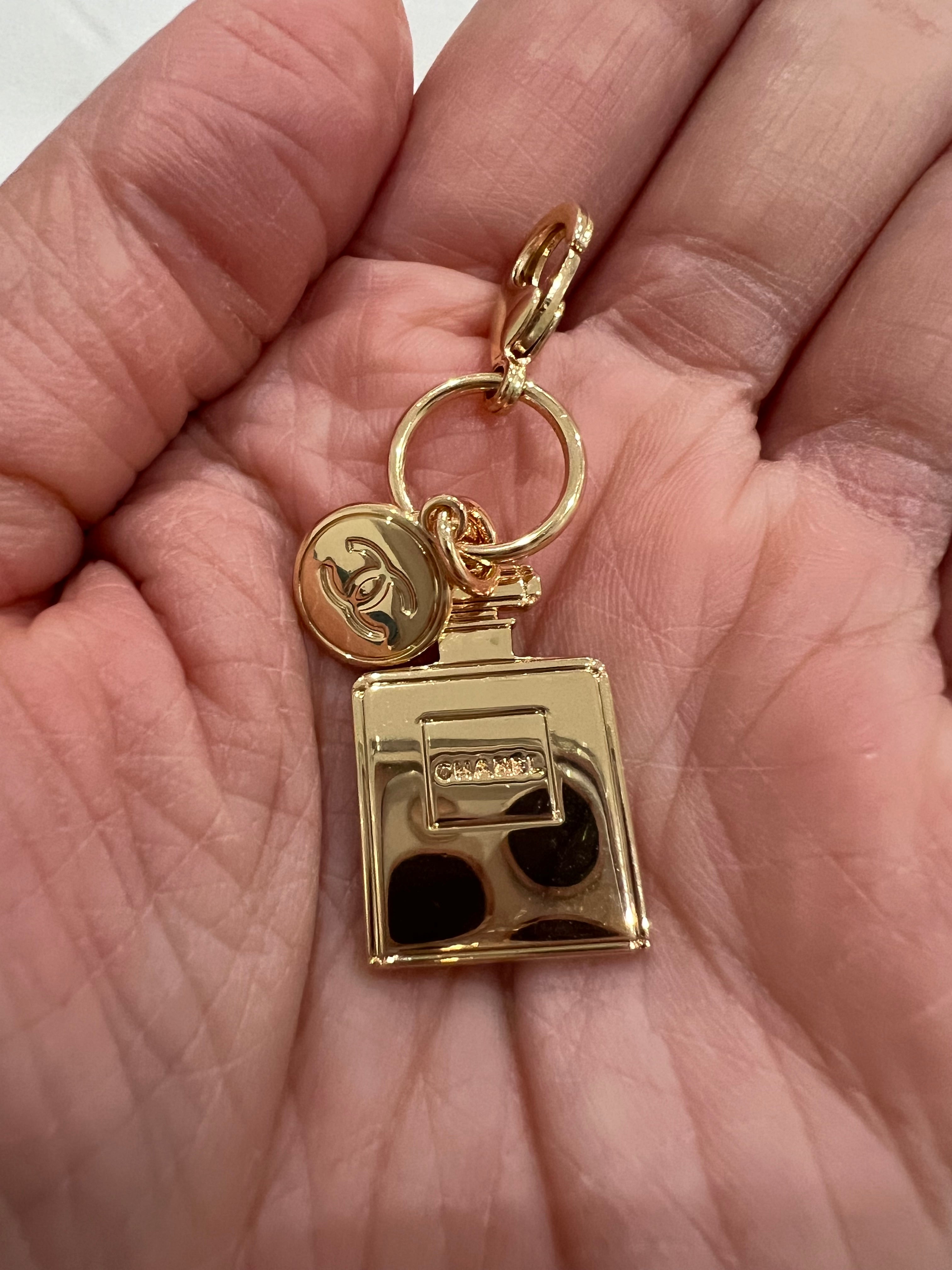 Upcycled Chanel CC charm choker
