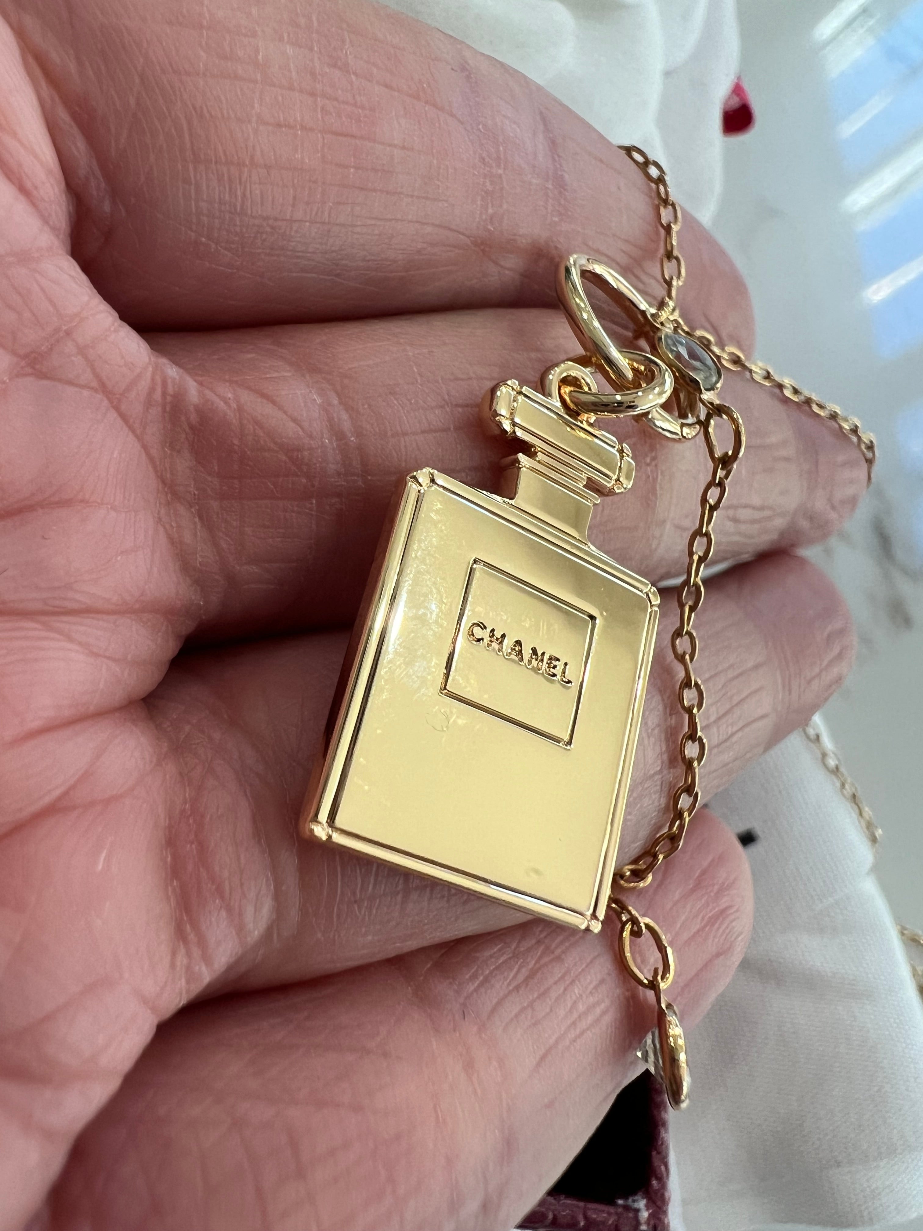 Upcycled Chanel CC charm choker