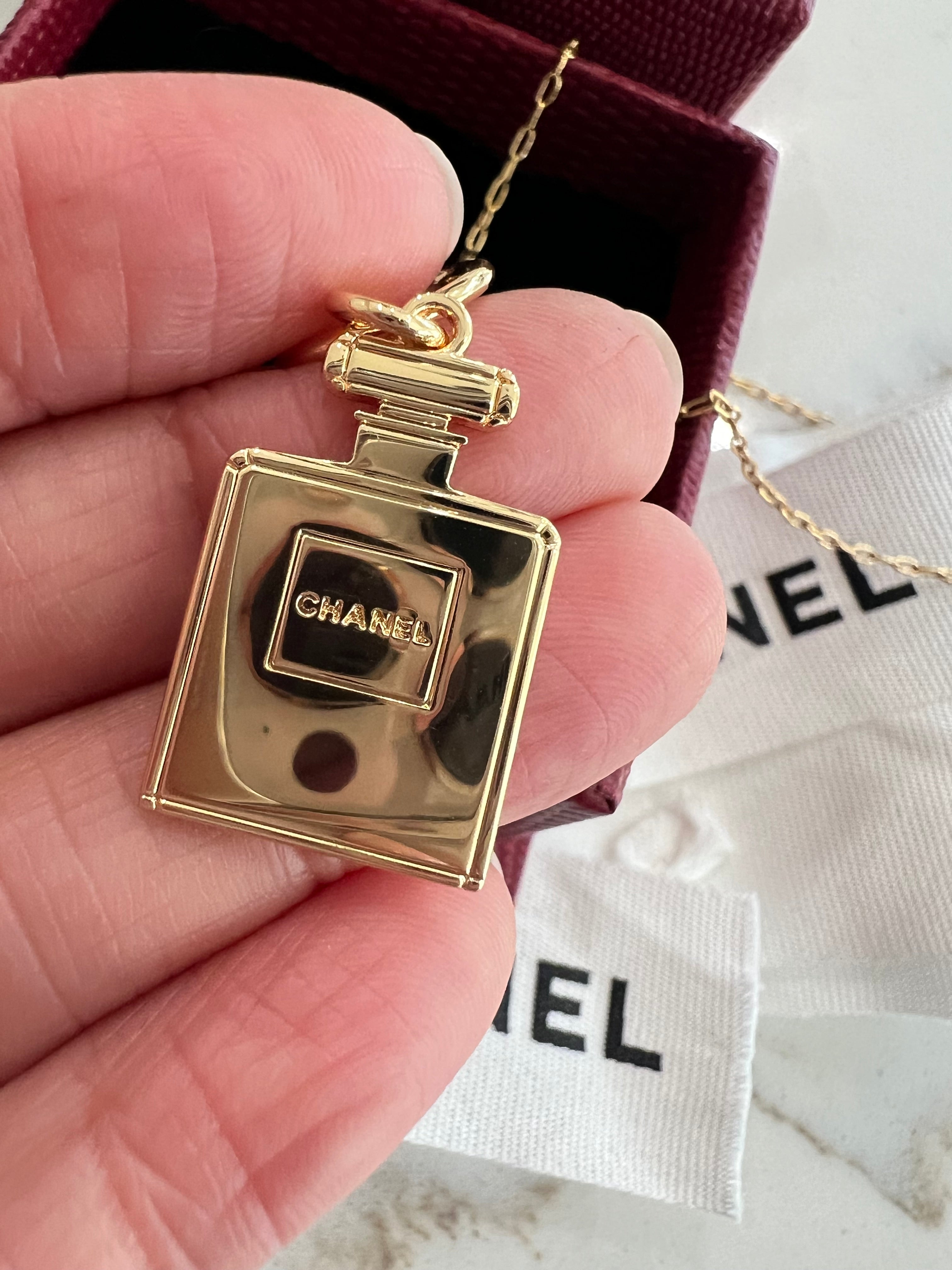 Upcycled Chanel CC charm choker