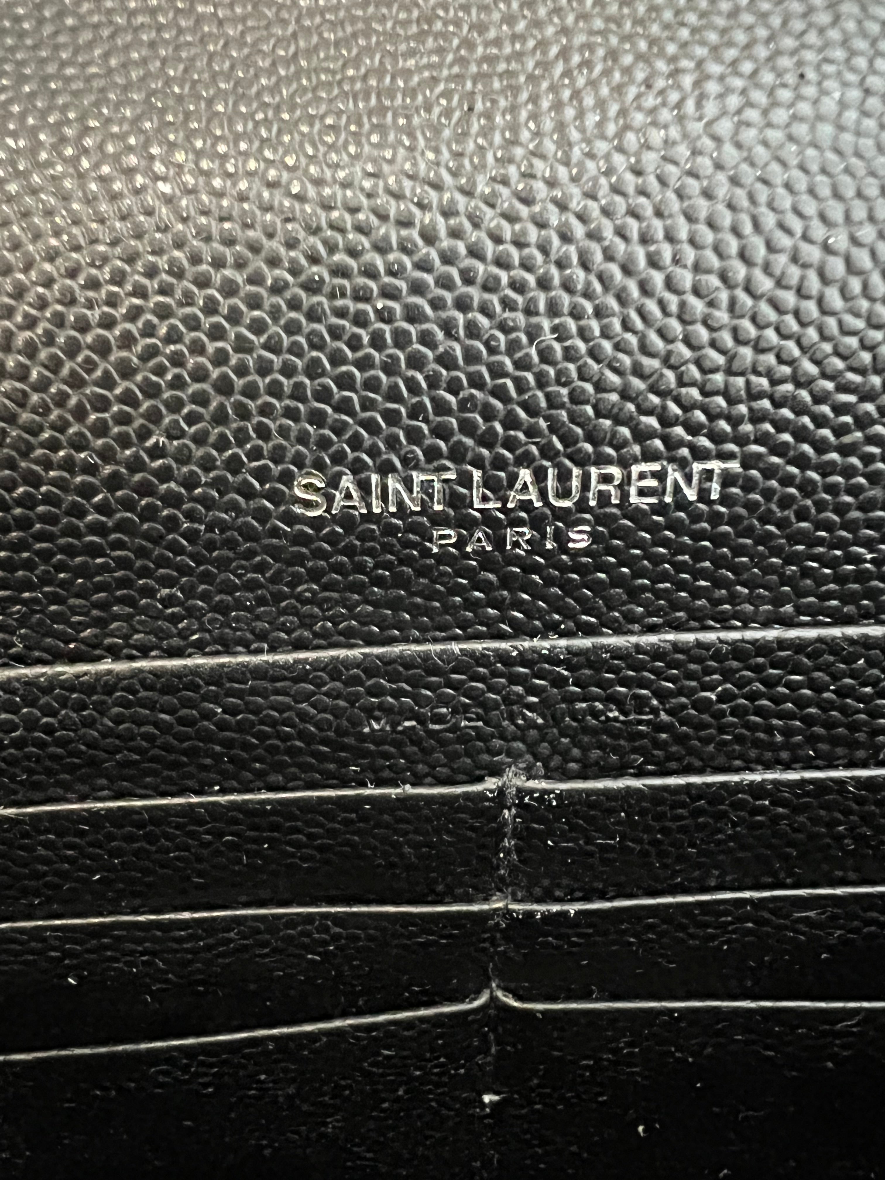 YSL cassandre envelope flap wallet on chain
