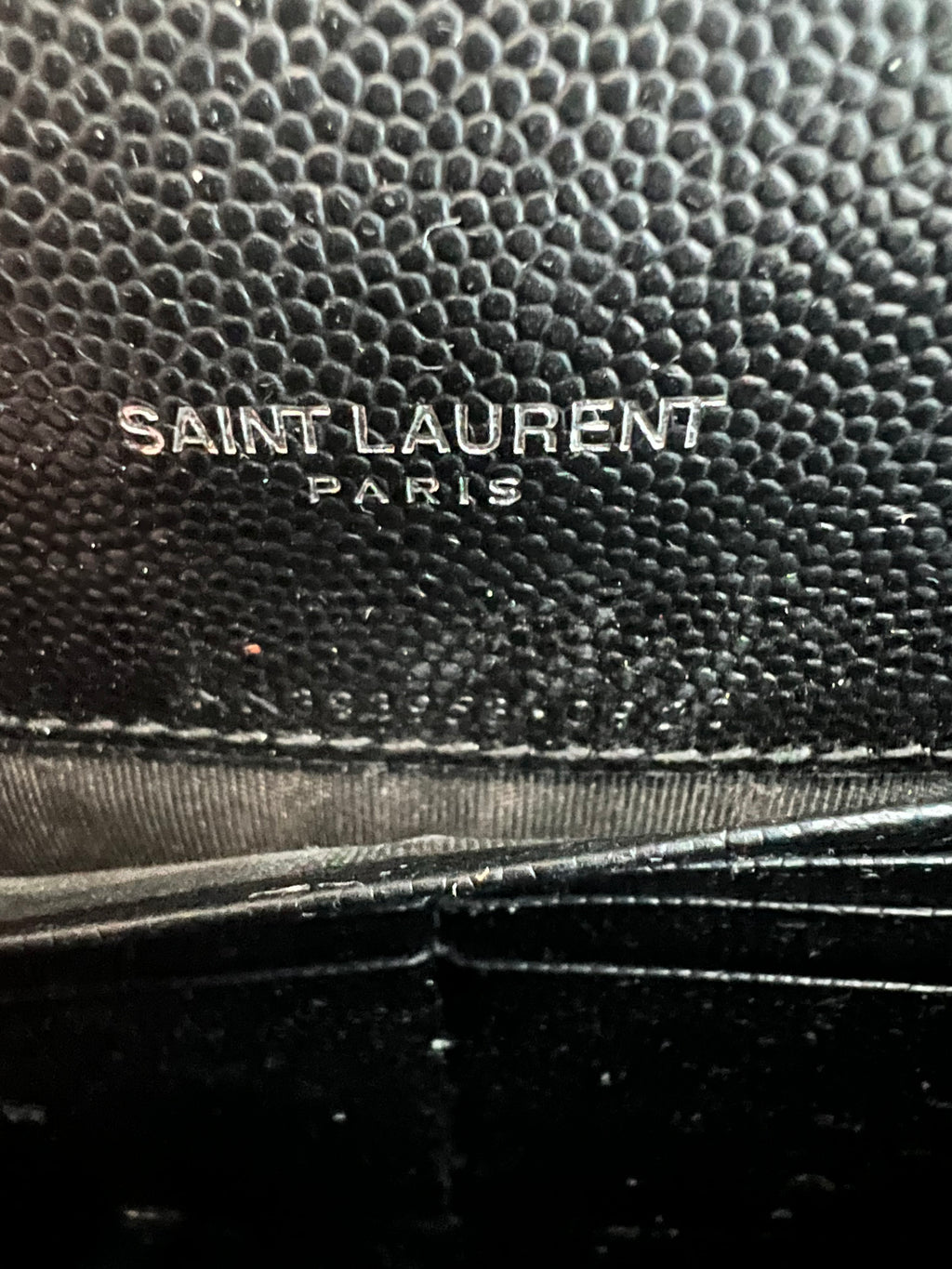 YSL cassandre envelope flap wallet on chain