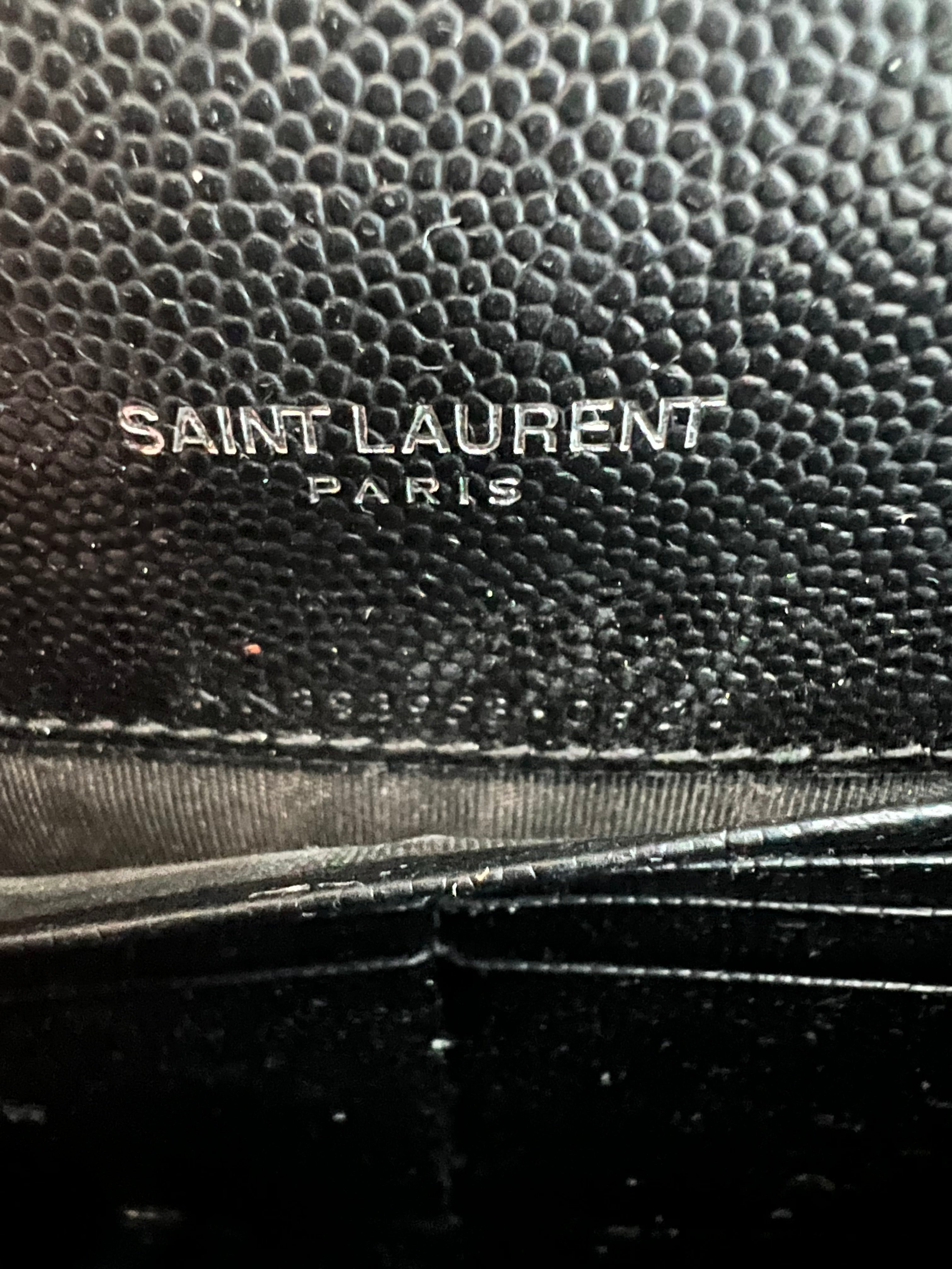 YSL cassandre envelope flap wallet on chain