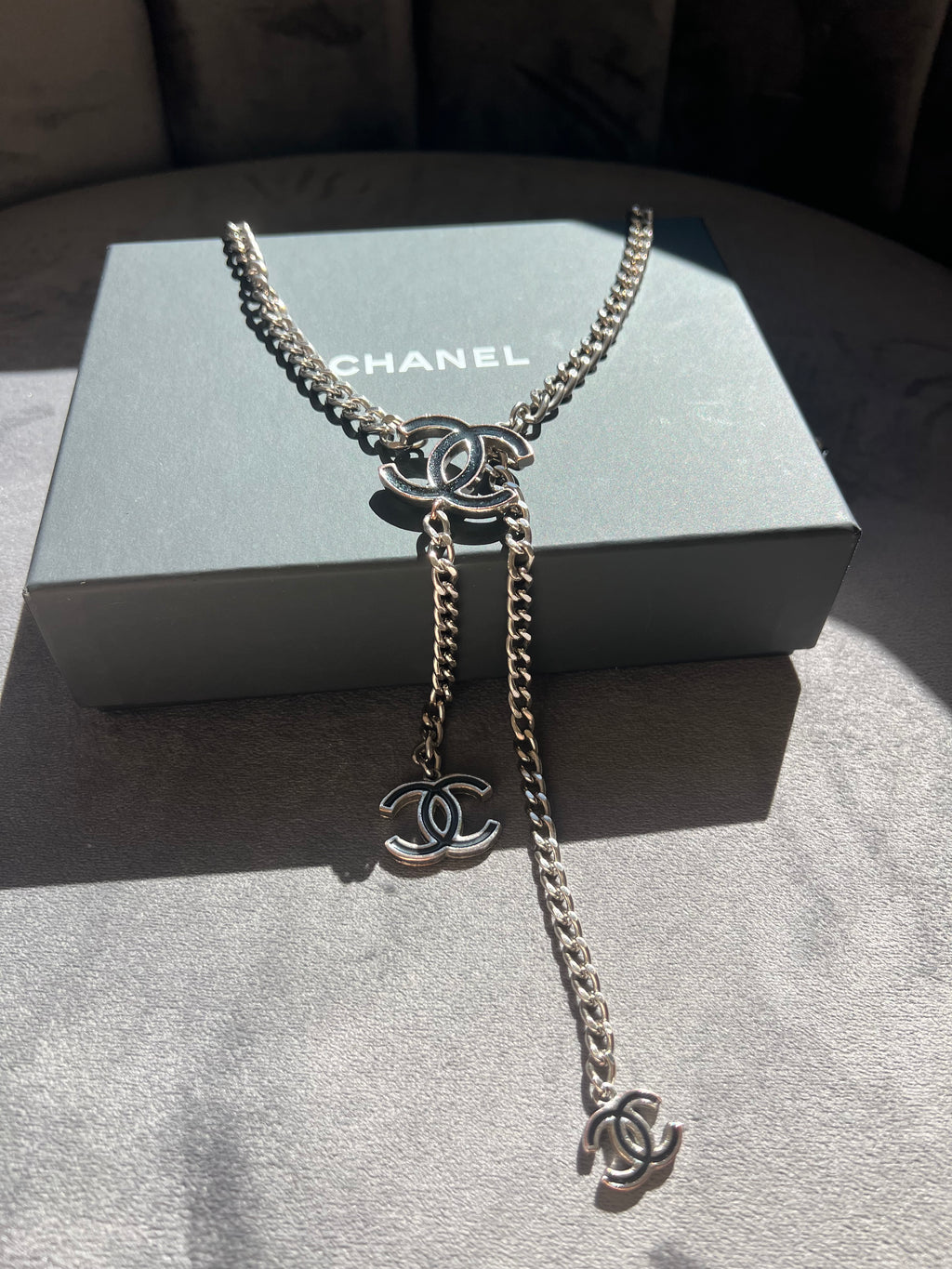 Chanel CC belt & necklace adjustable chain