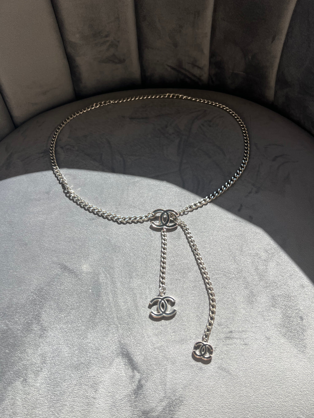 Chanel CC belt & necklace adjustable chain