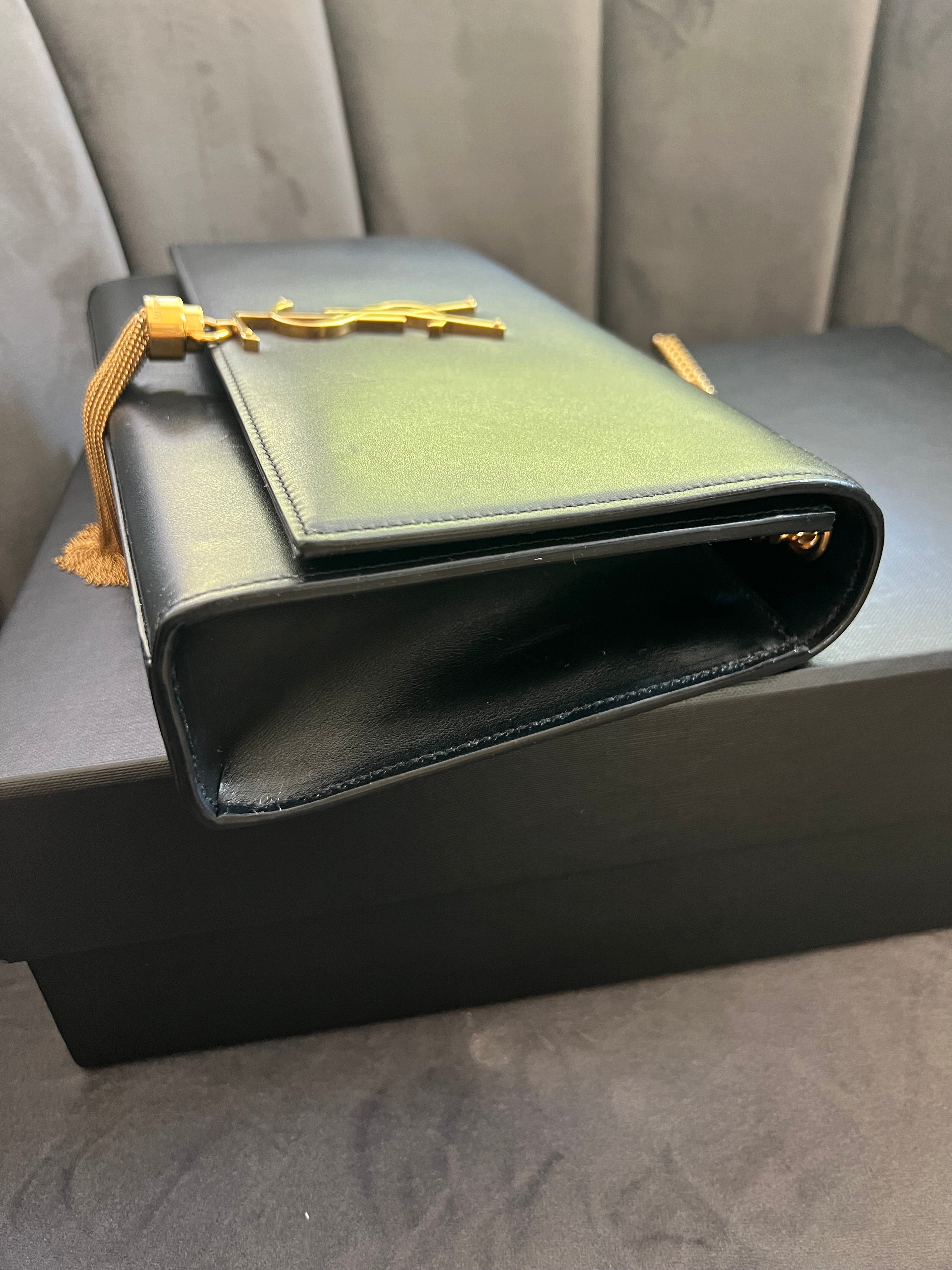 Yves Saint Laurent Medium Classic Monogram Kate Tassel Bag