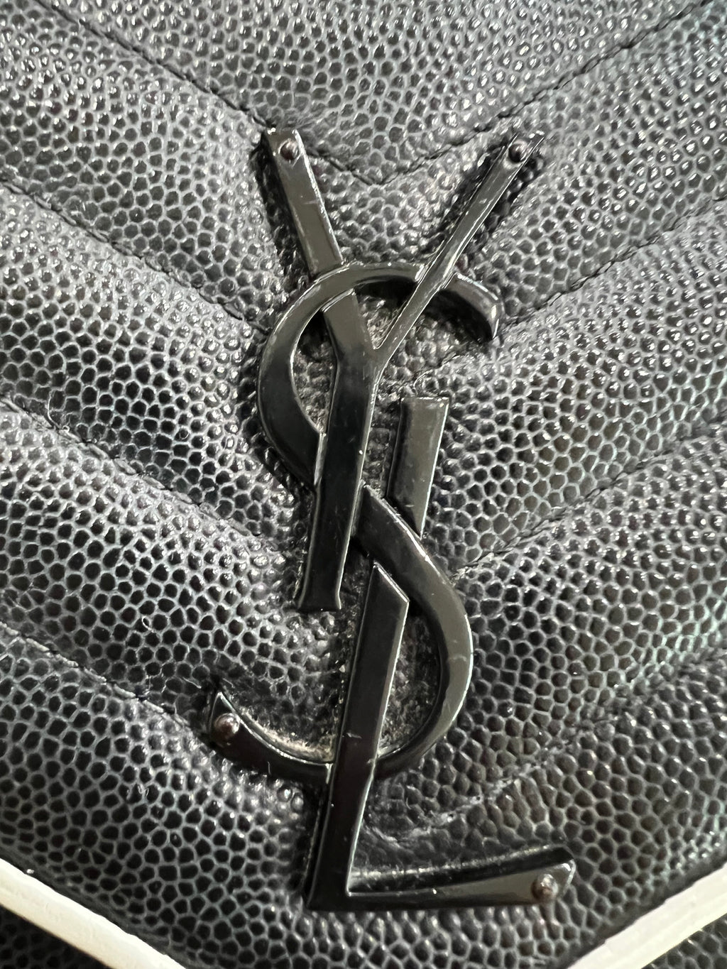 Monogramme Large YSL Grain de Poudre Wallet on Chain