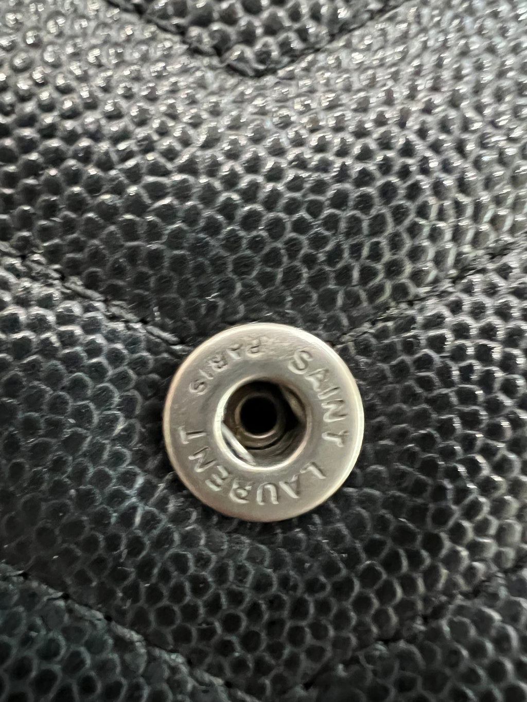 Monogramme Large YSL Grain de Poudre Wallet on Chain