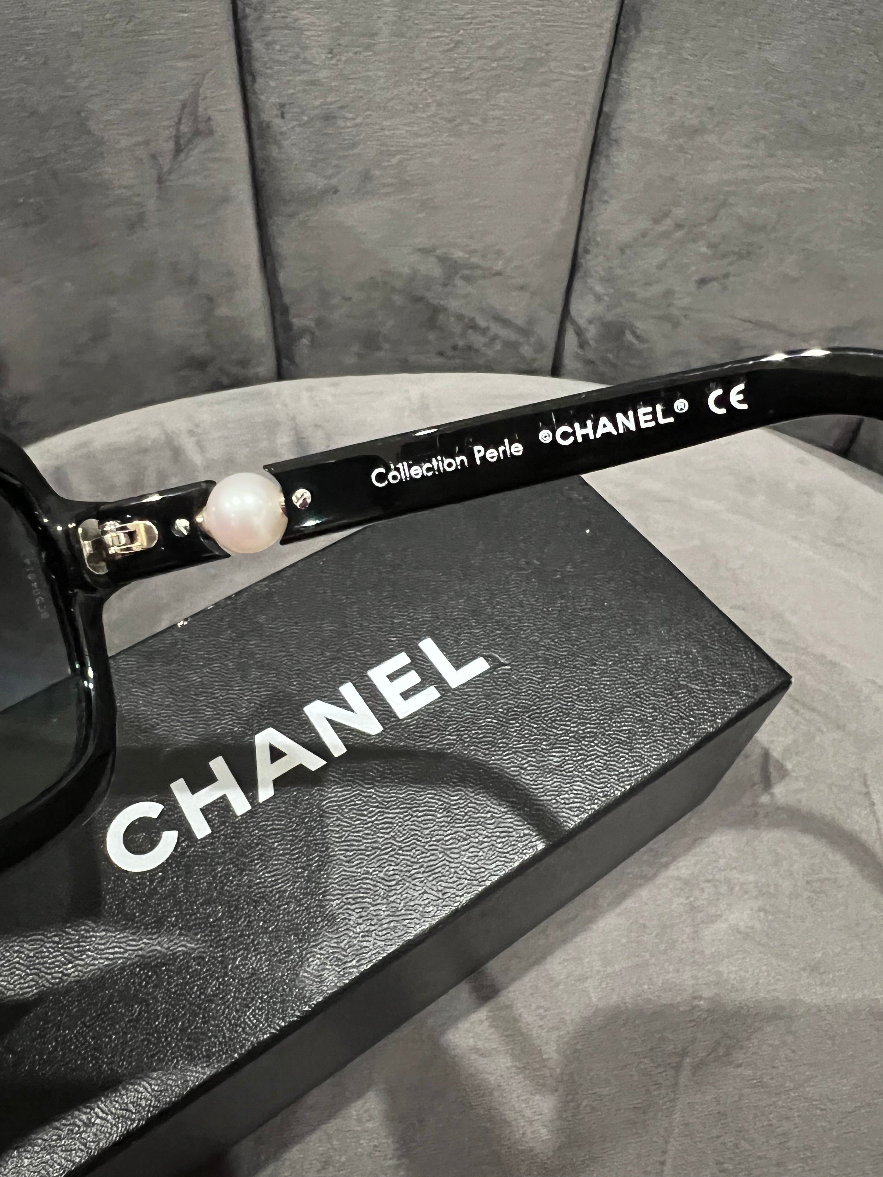 Chanel Pearl Sunglasses 5132-H Black