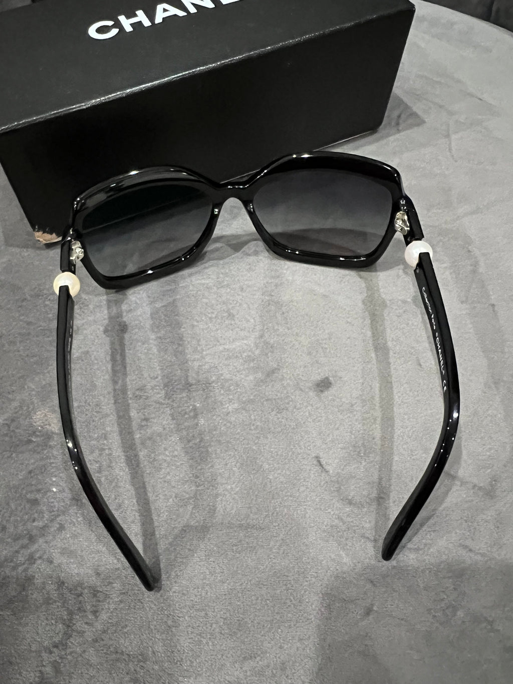 Chanel Pearl Sunglasses 5132-H Black