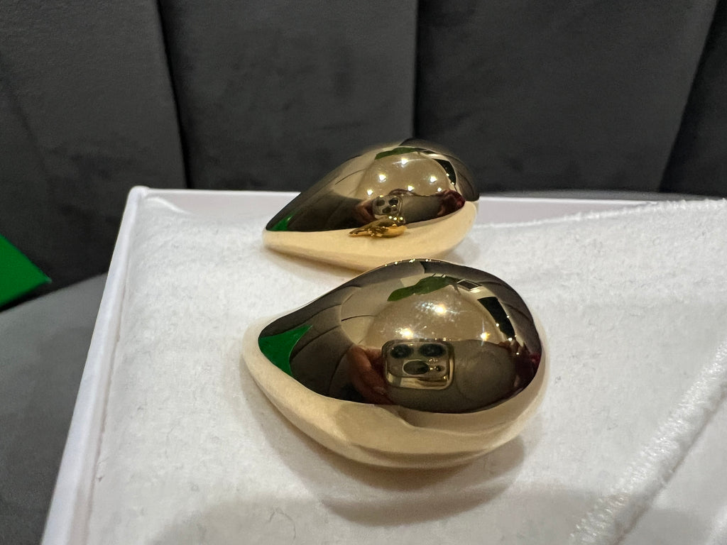 Bottega Veneta Drop Earrings in gold