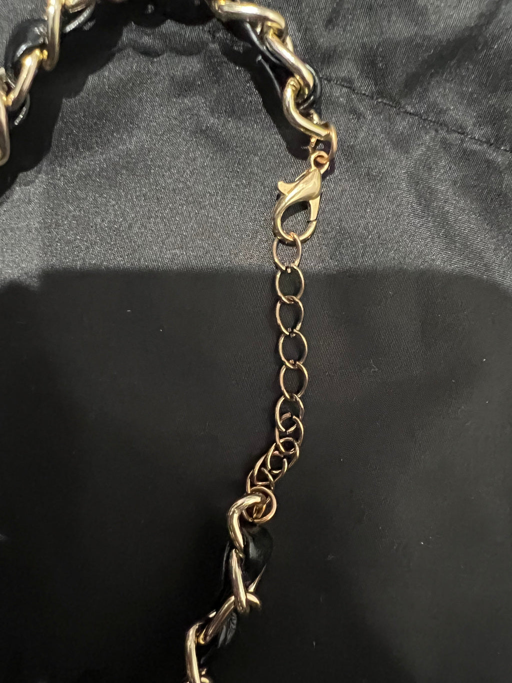 Upcycled Chanel CC charm choker