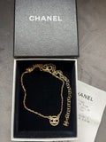 Chanel Crystal Gold CC Pendant necklace