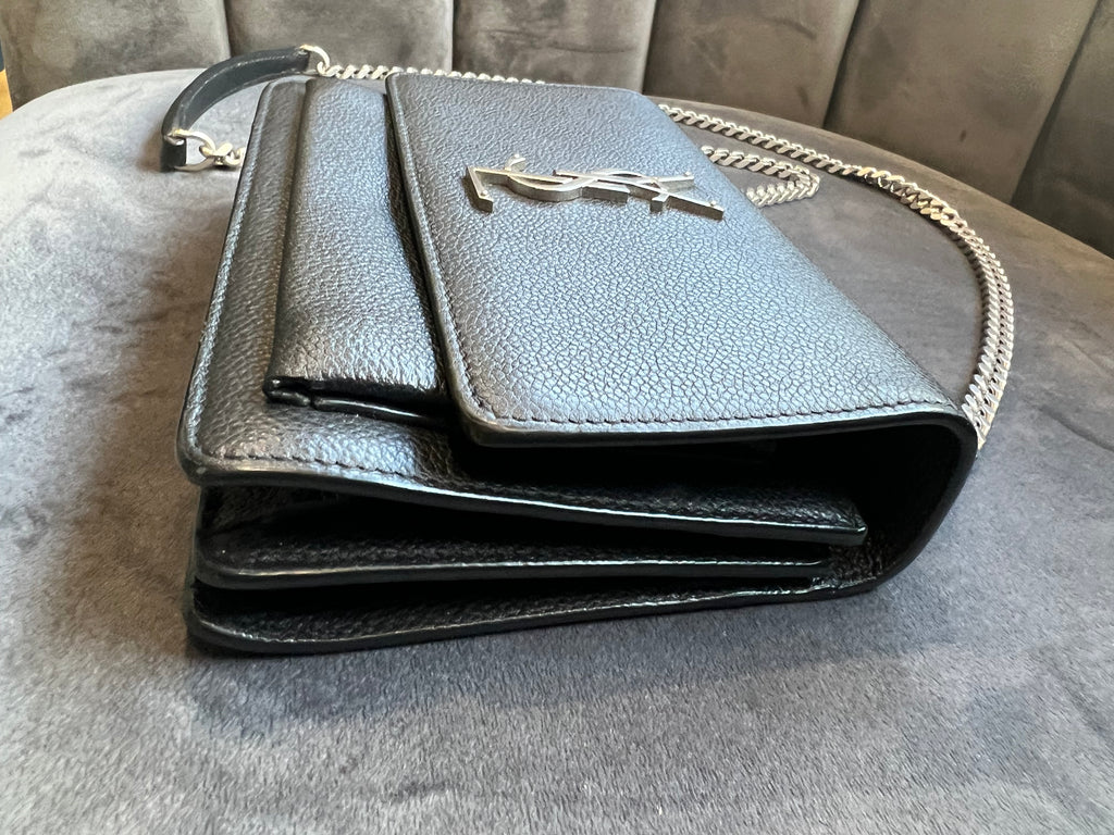 Yves Saint Laurent Sunset grained crossbody bag
