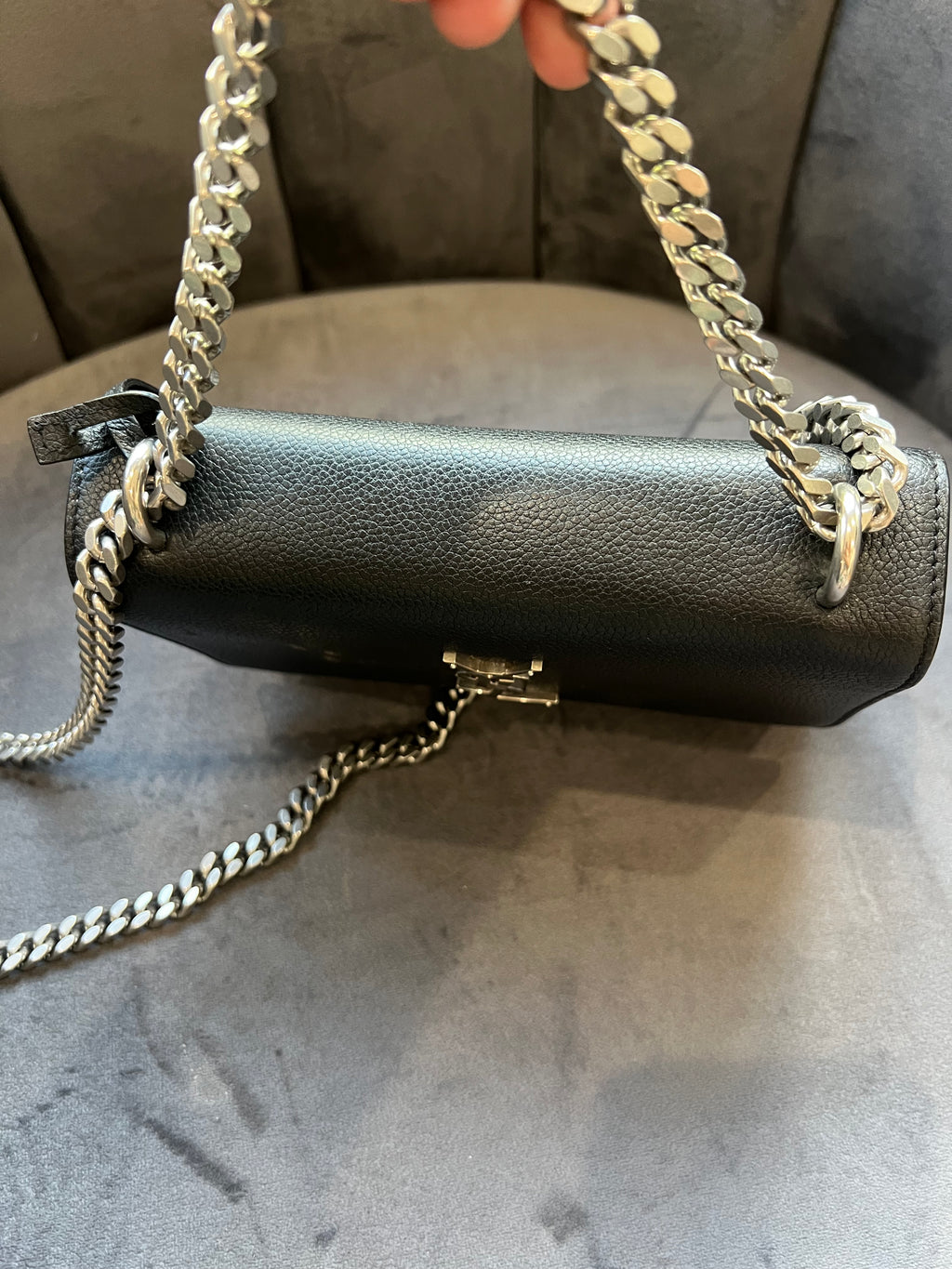 Yves Saint Laurent Sunset grained crossbody bag