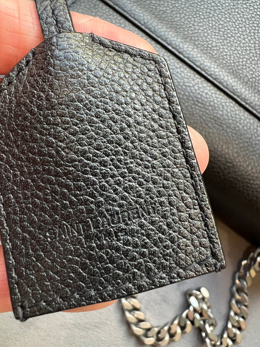 Yves Saint Laurent Sunset grained crossbody bag