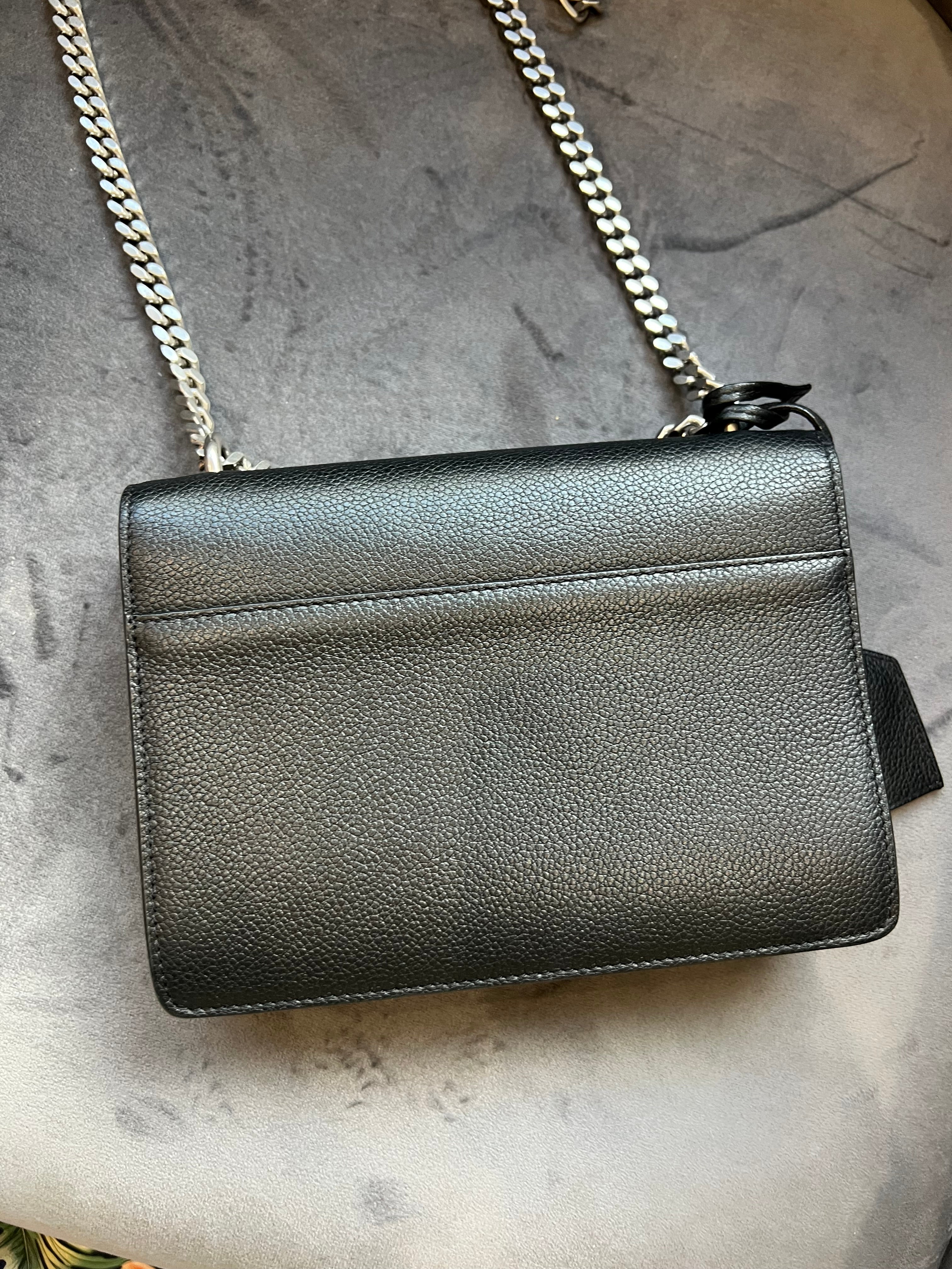 Yves Saint Laurent Sunset grained crossbody bag