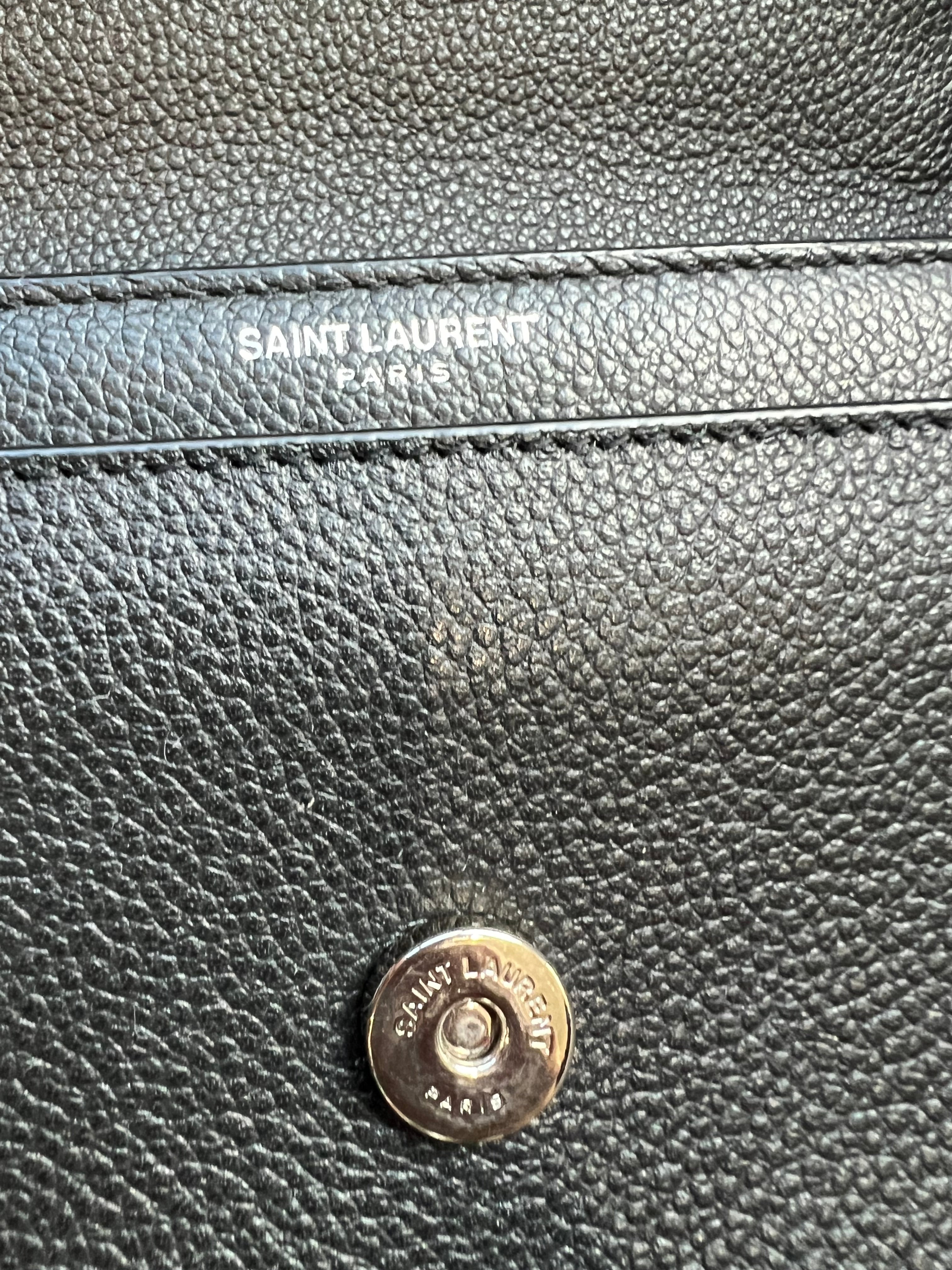 Yves Saint Laurent Sunset grained crossbody bag