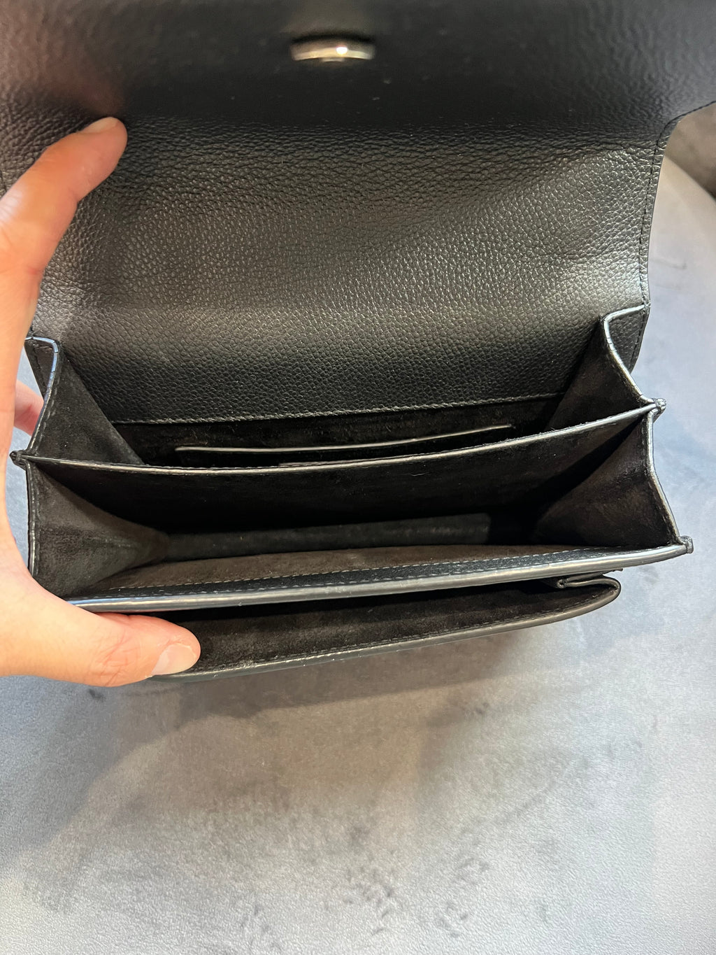 Yves Saint Laurent Sunset grained crossbody bag