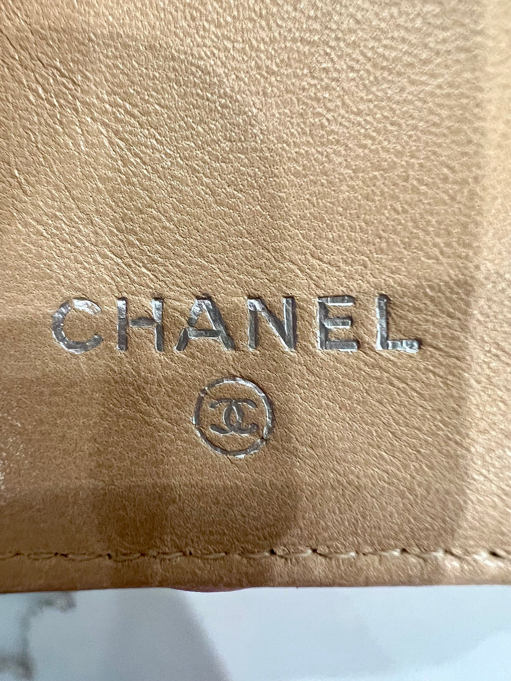 Chanel timeless classic wallet on chain