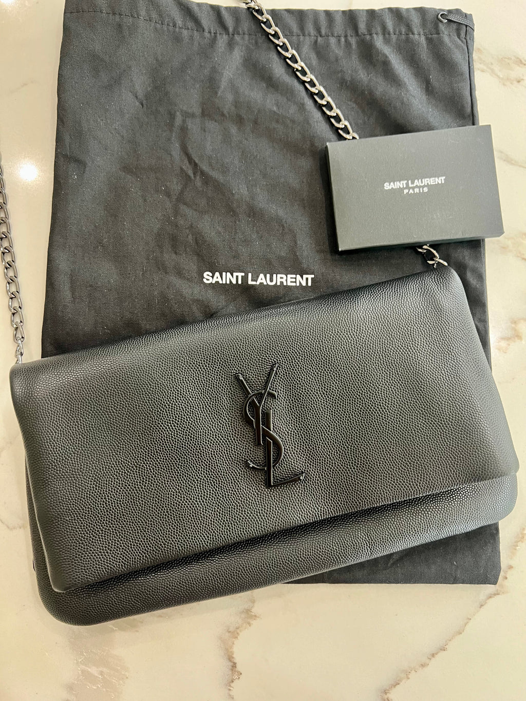 YSL West Hollywood Clutch on Chain
