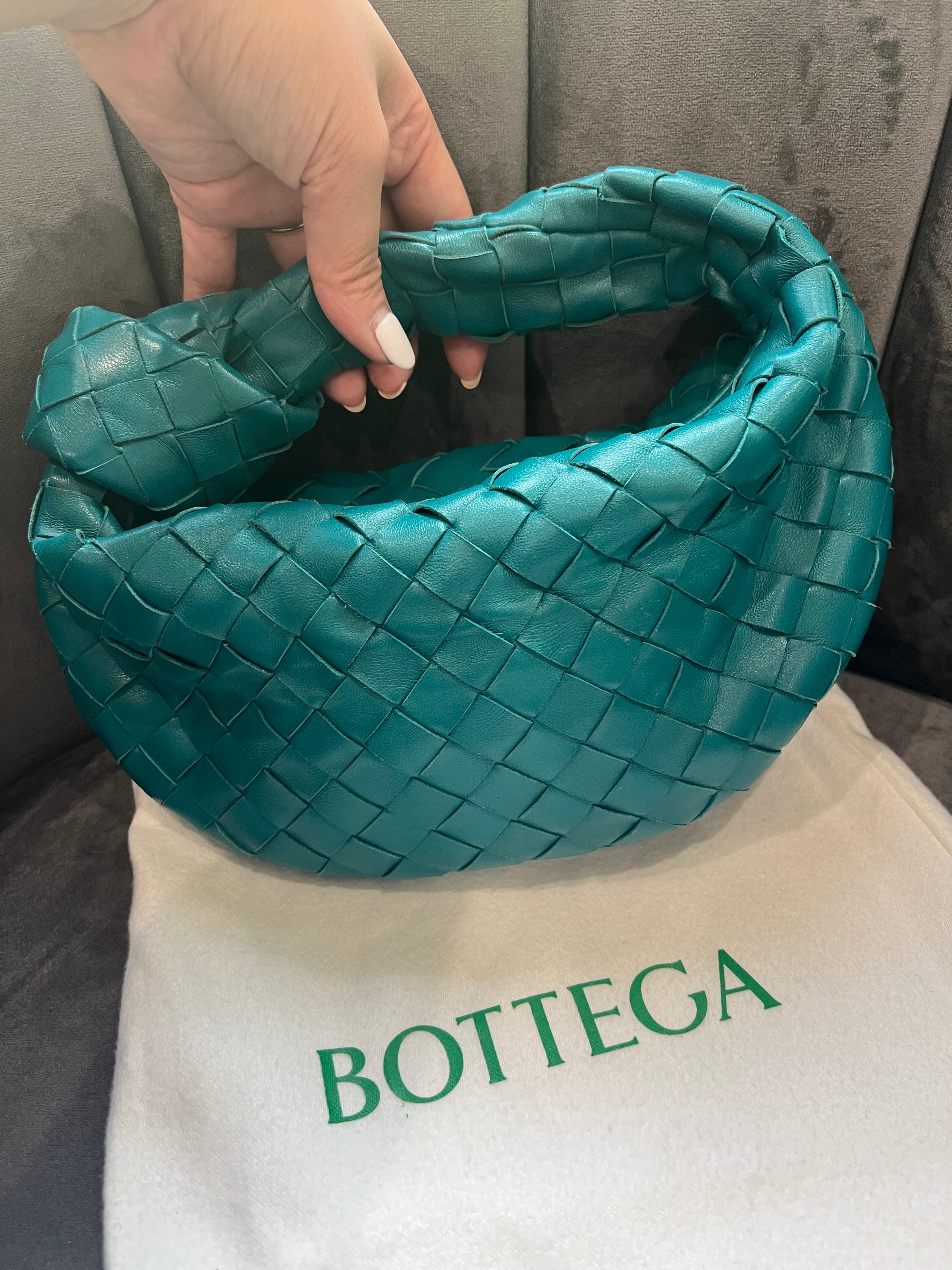 Bottega Veneta Jodie Rare Turquoise