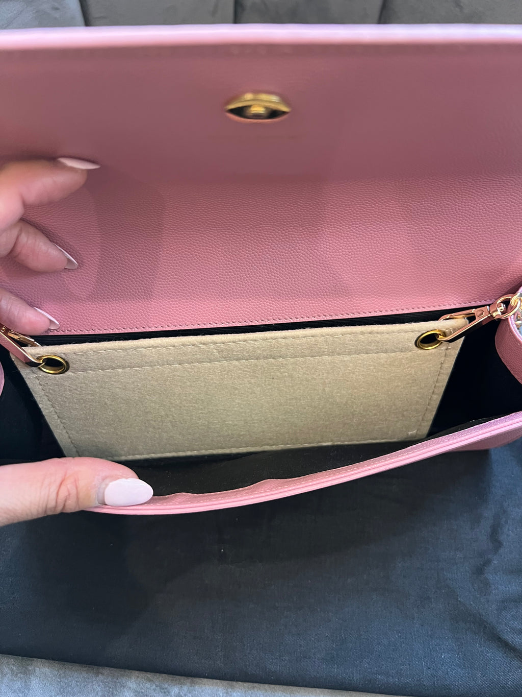 YSL Pink Kate Clutch & Crossbody