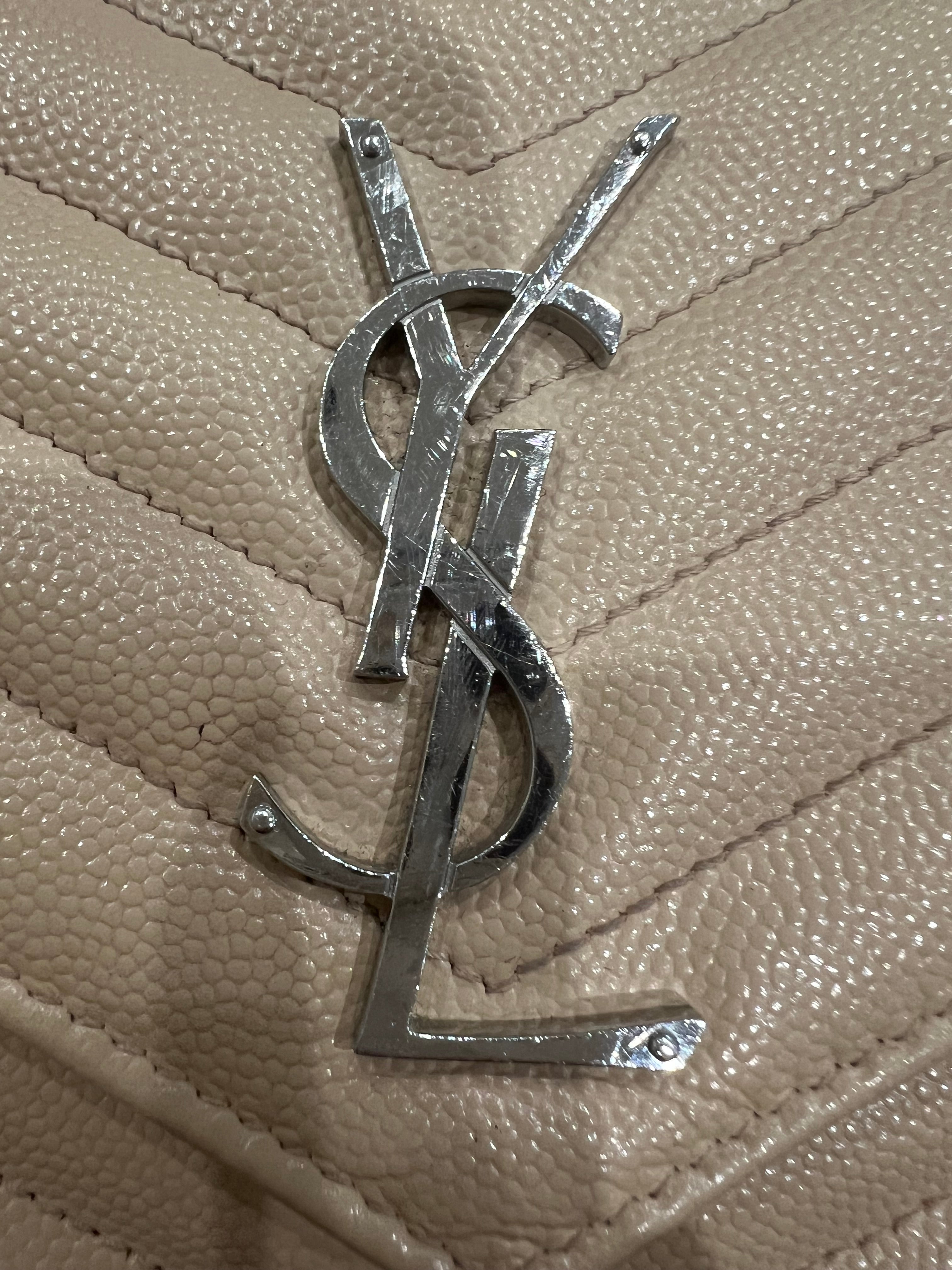 YSL beige crossbody bag