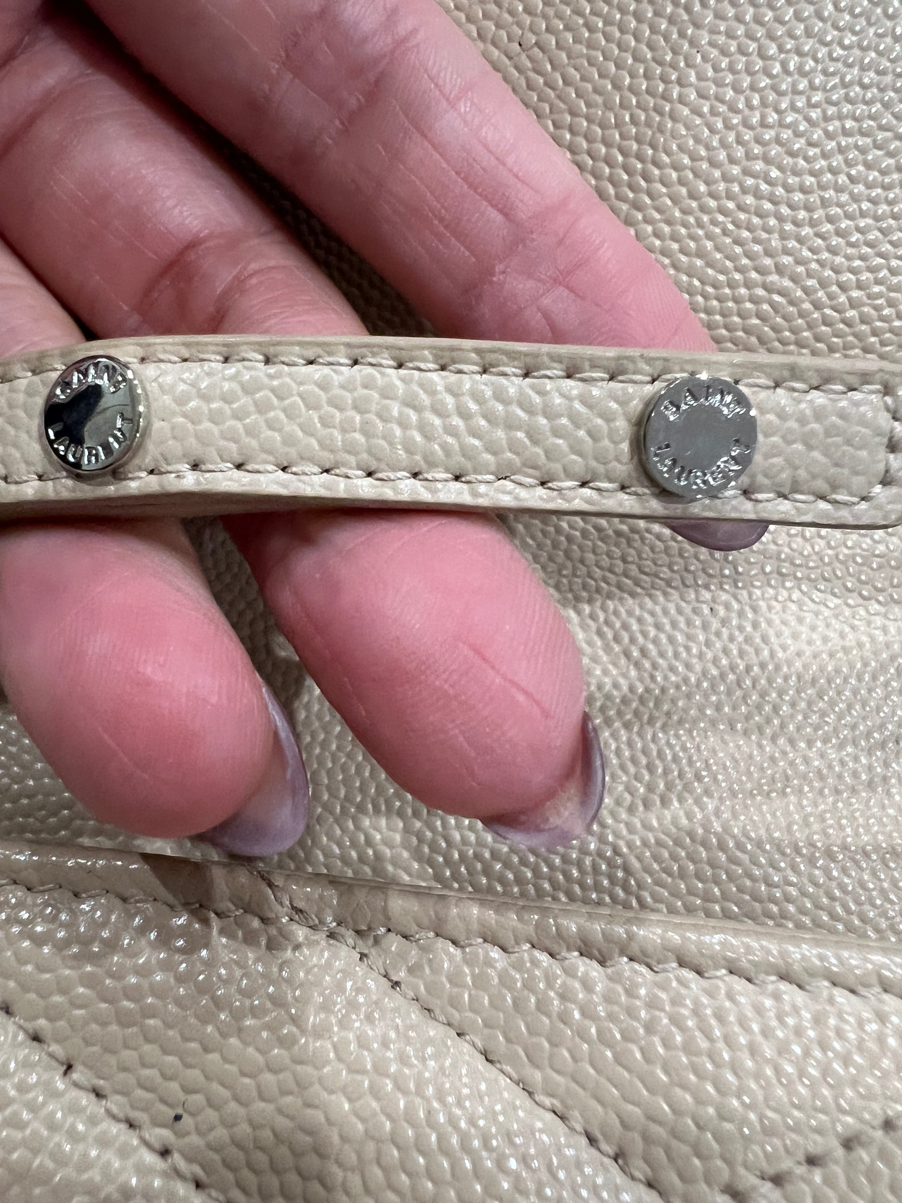 YSL beige crossbody bag