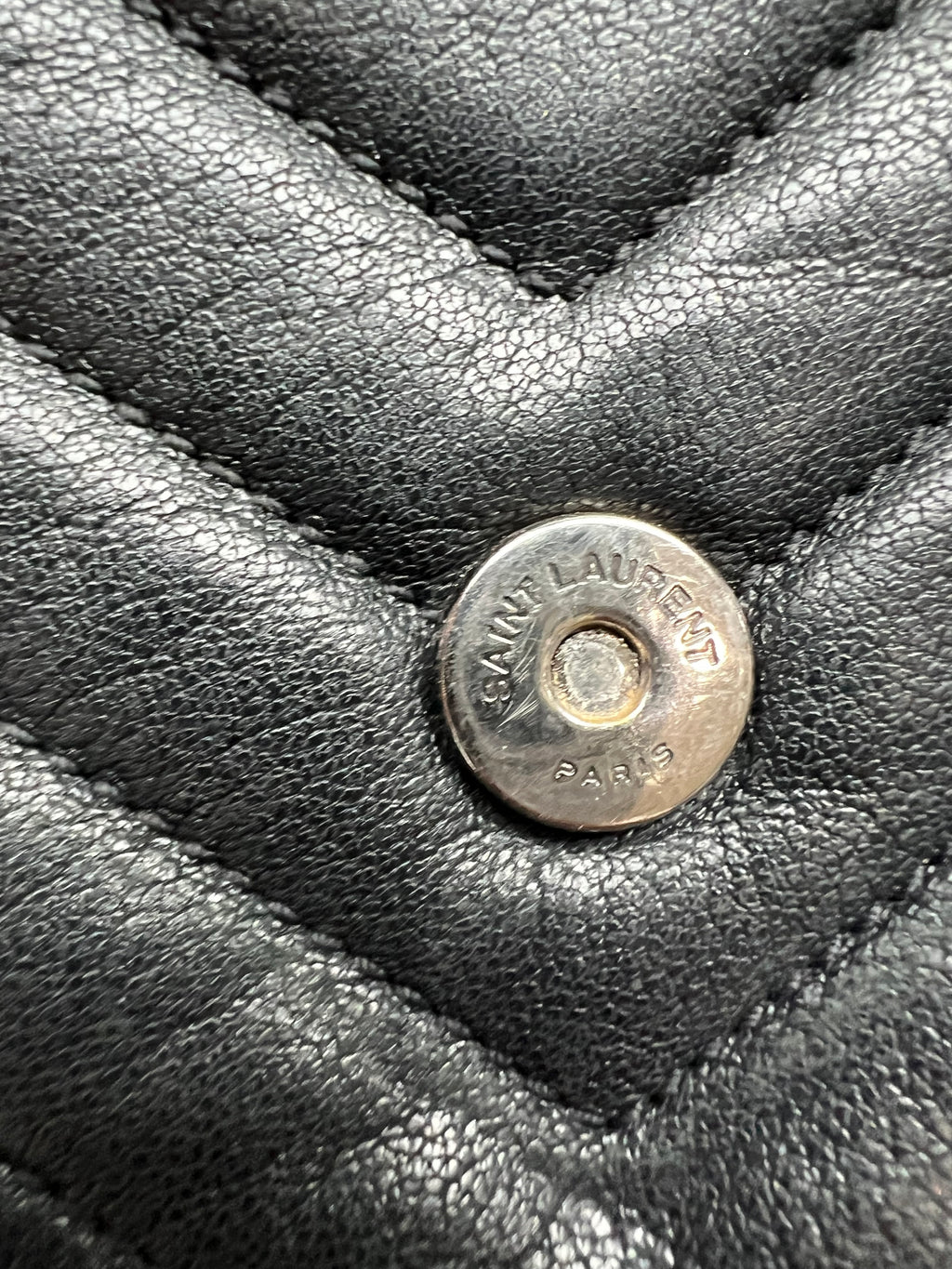 Saint Laurent monogram college bag all black small