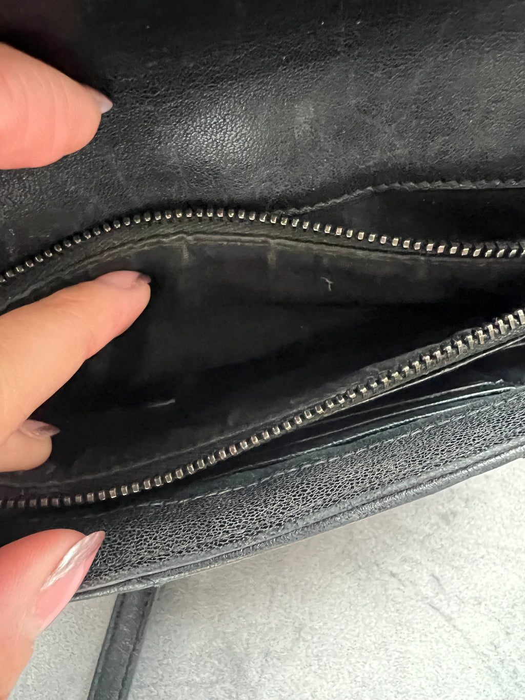 Saint Laurent monogram college bag all black small