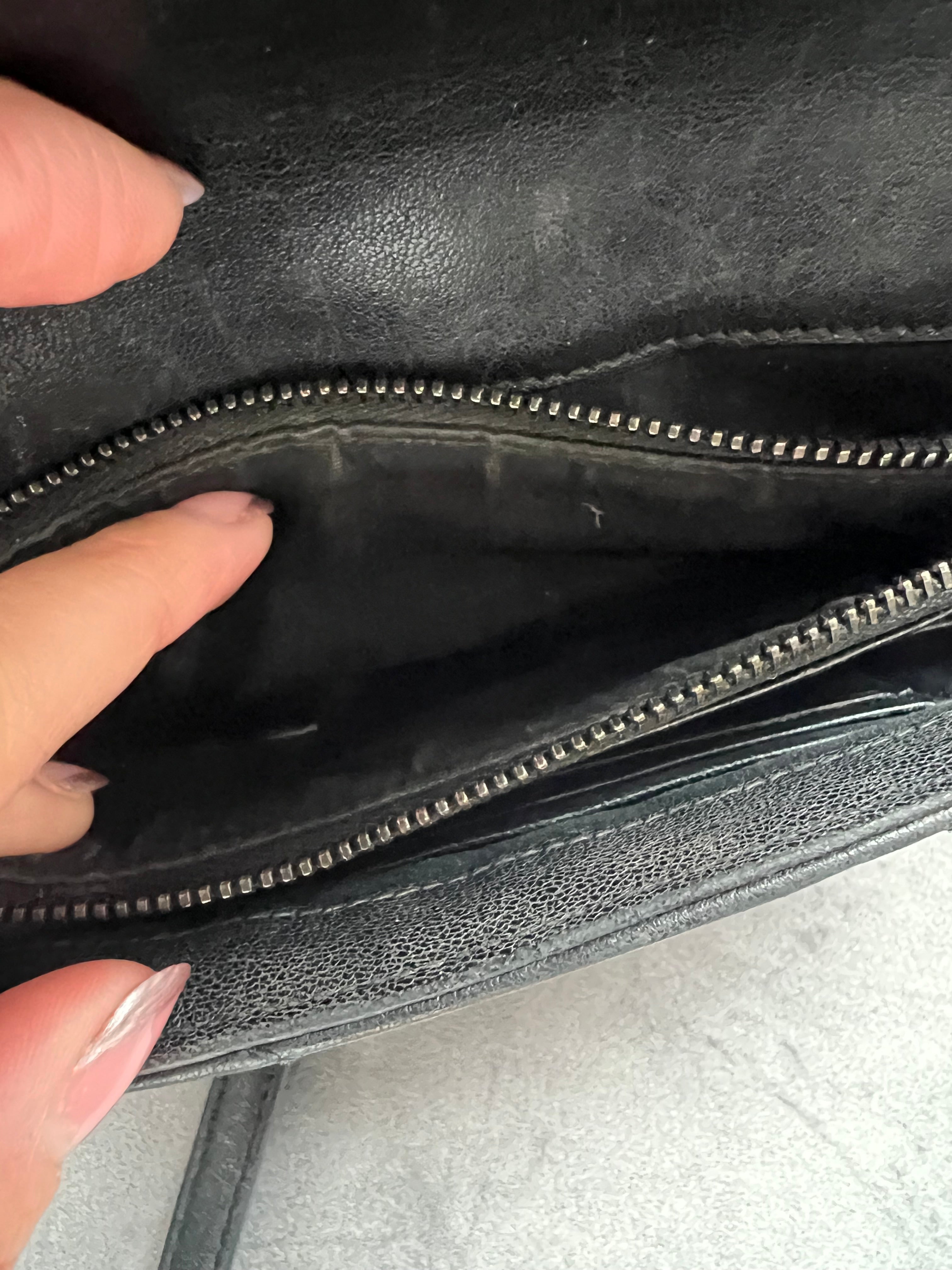 Saint Laurent monogram college bag all black small