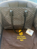 GOYARD Goyardine Sac Marie Galante MM Black