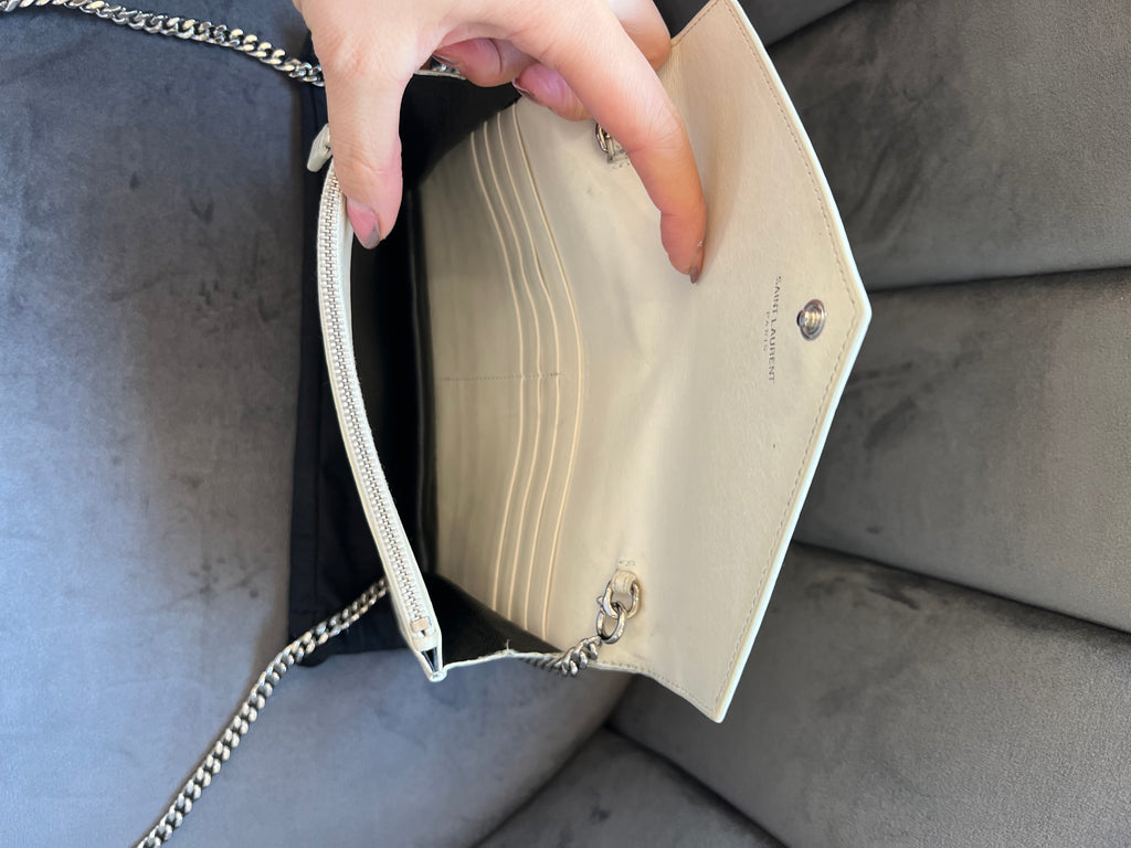 YSL Uptown Crocodile Crossboy Bag